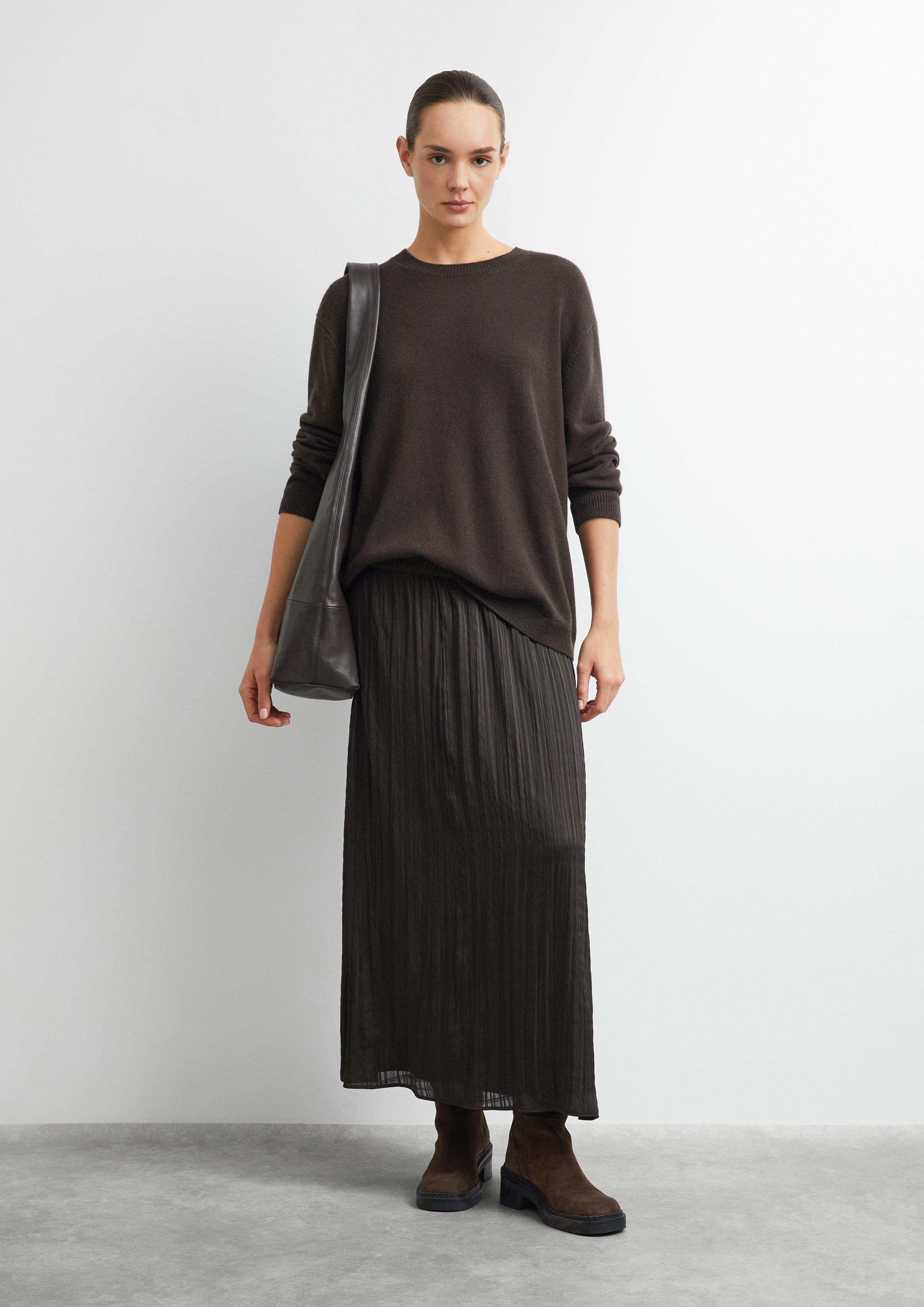 Pull en tricot en brun de COMMA