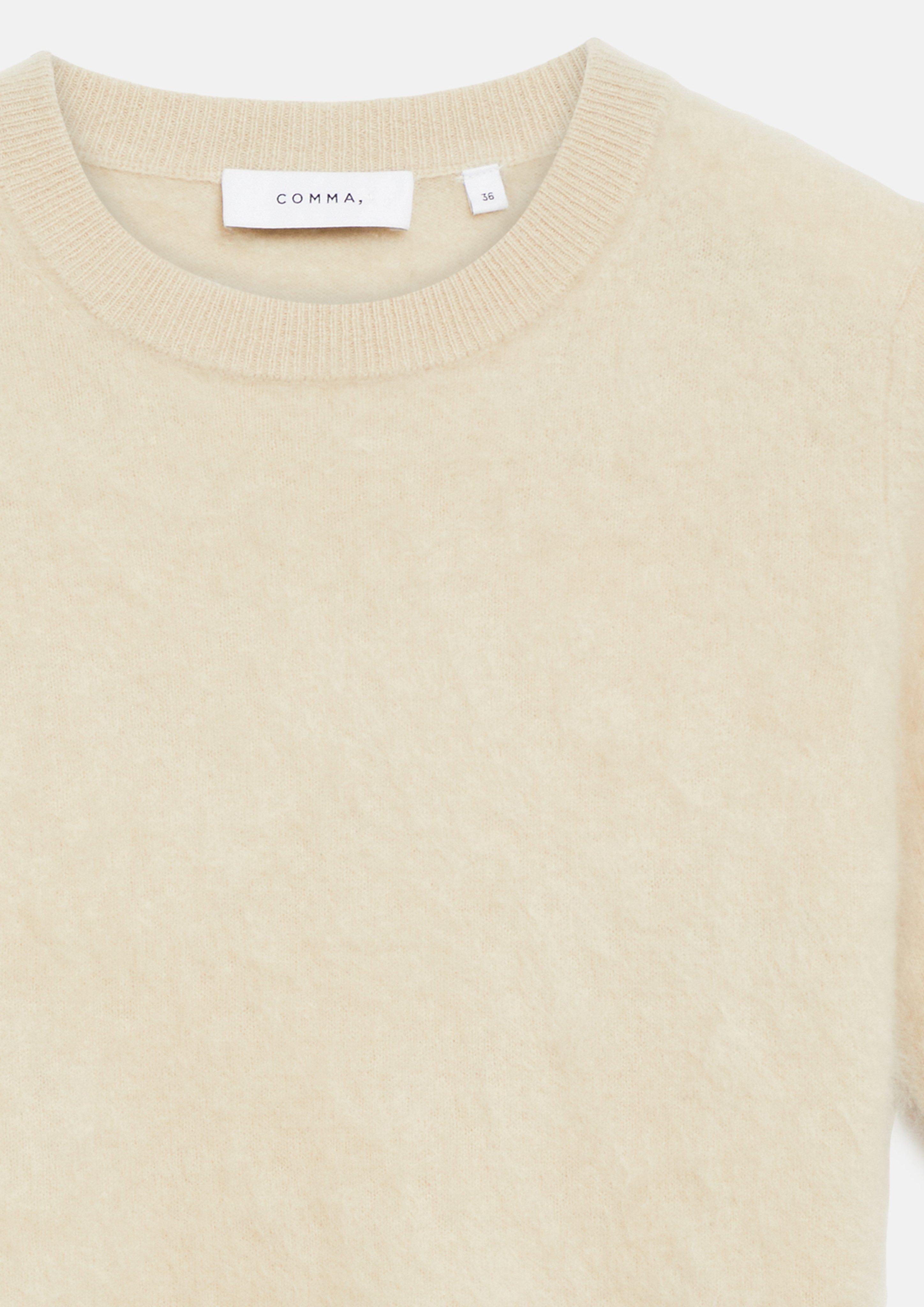 Femmes Pull en tricot en beige de comma