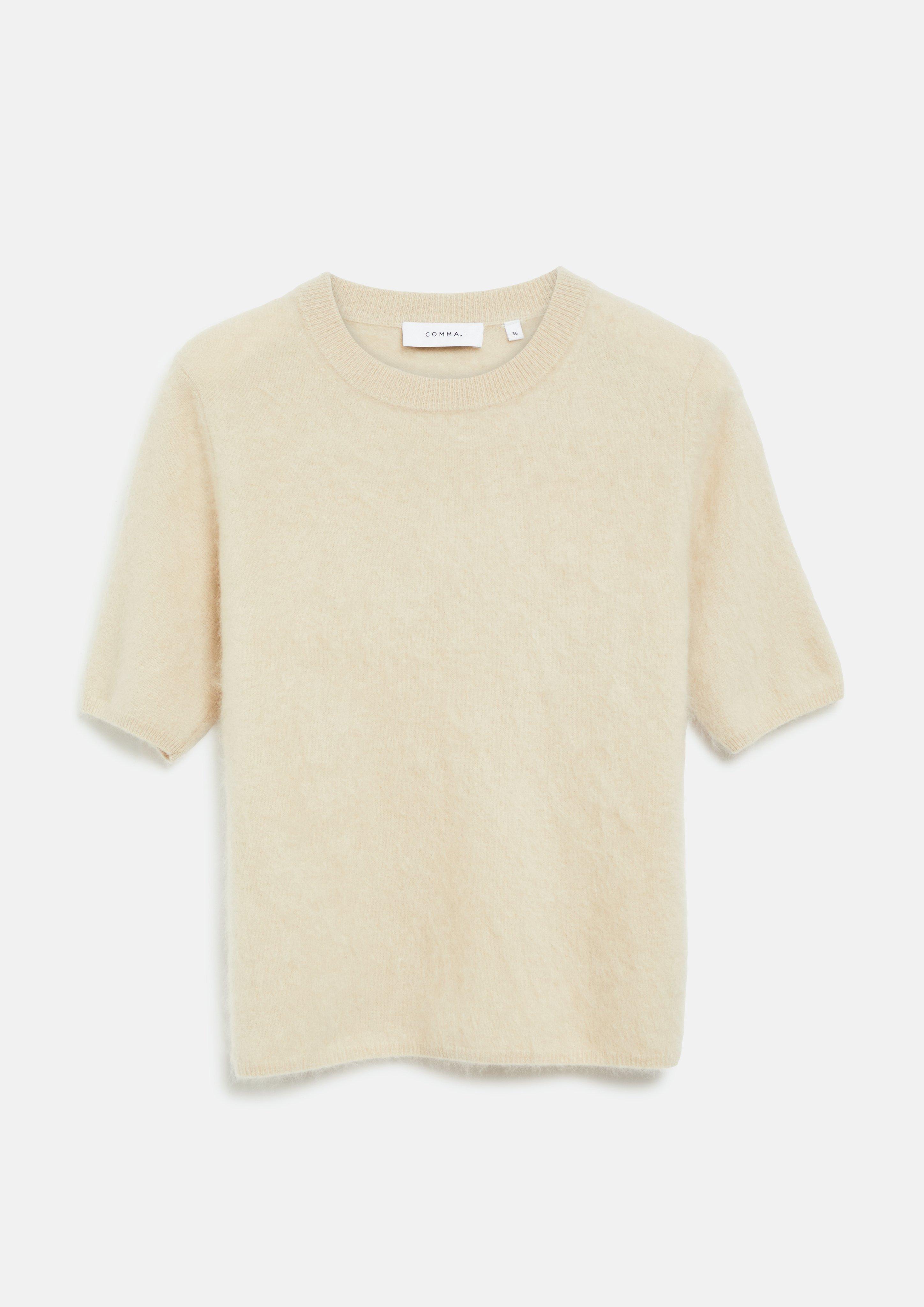 Femmes Pull en tricot en beige de comma