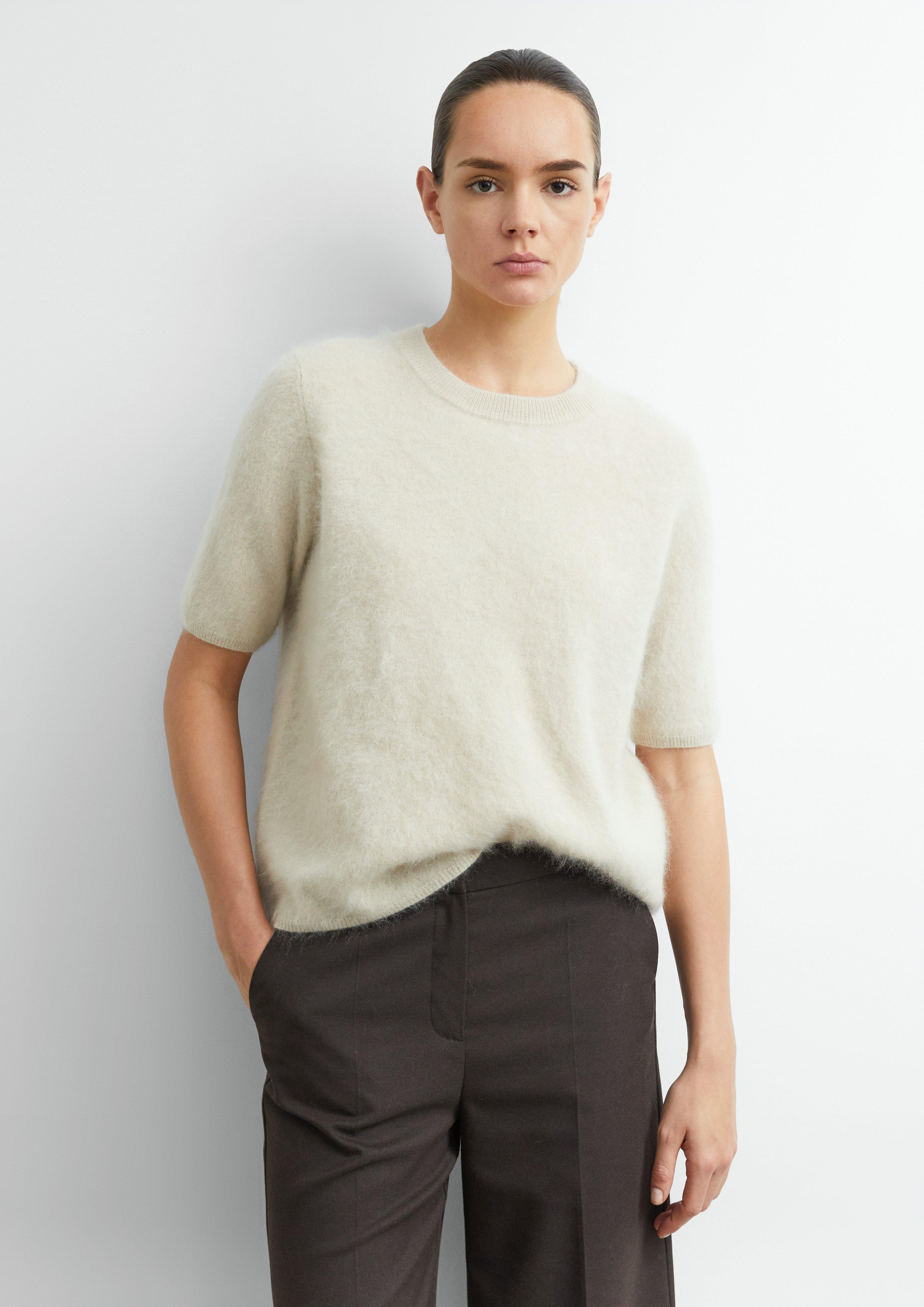 Pull en tricot en beige de comma