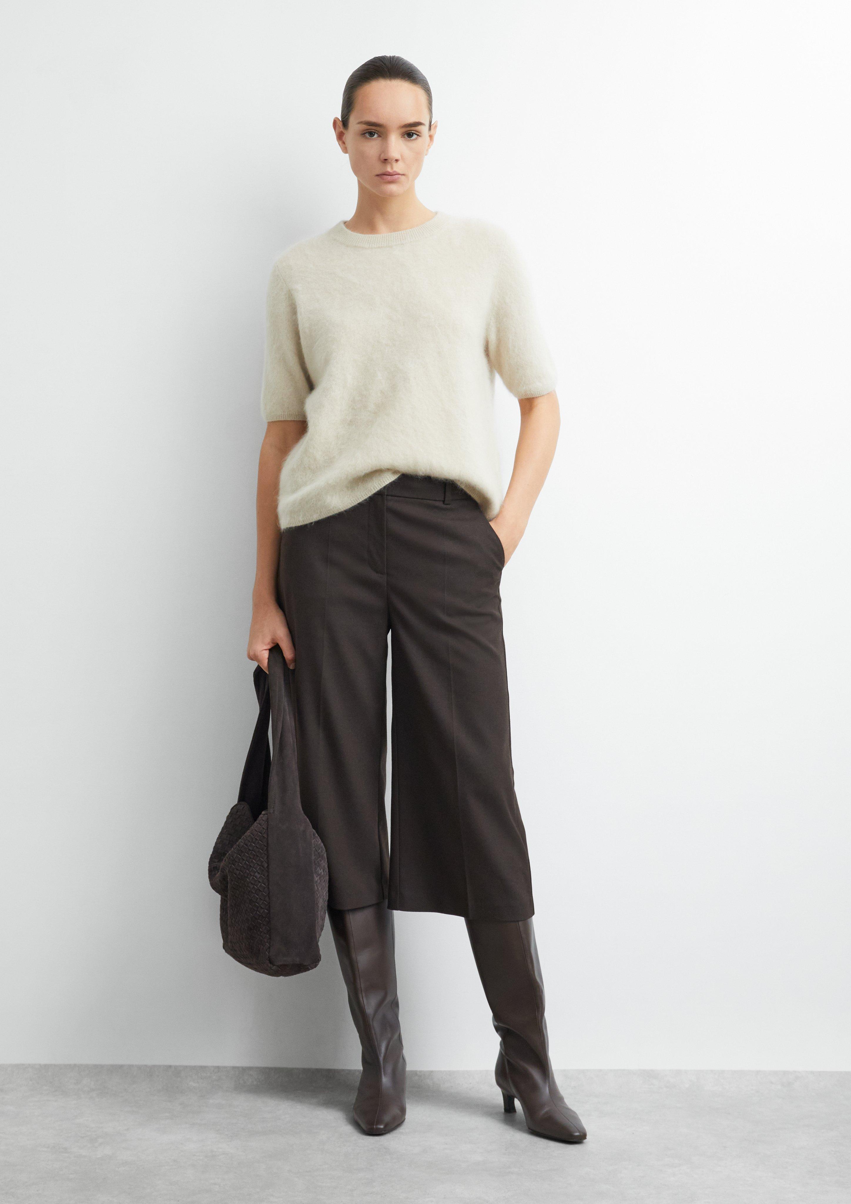 Femmes Pull en tricot en beige de comma