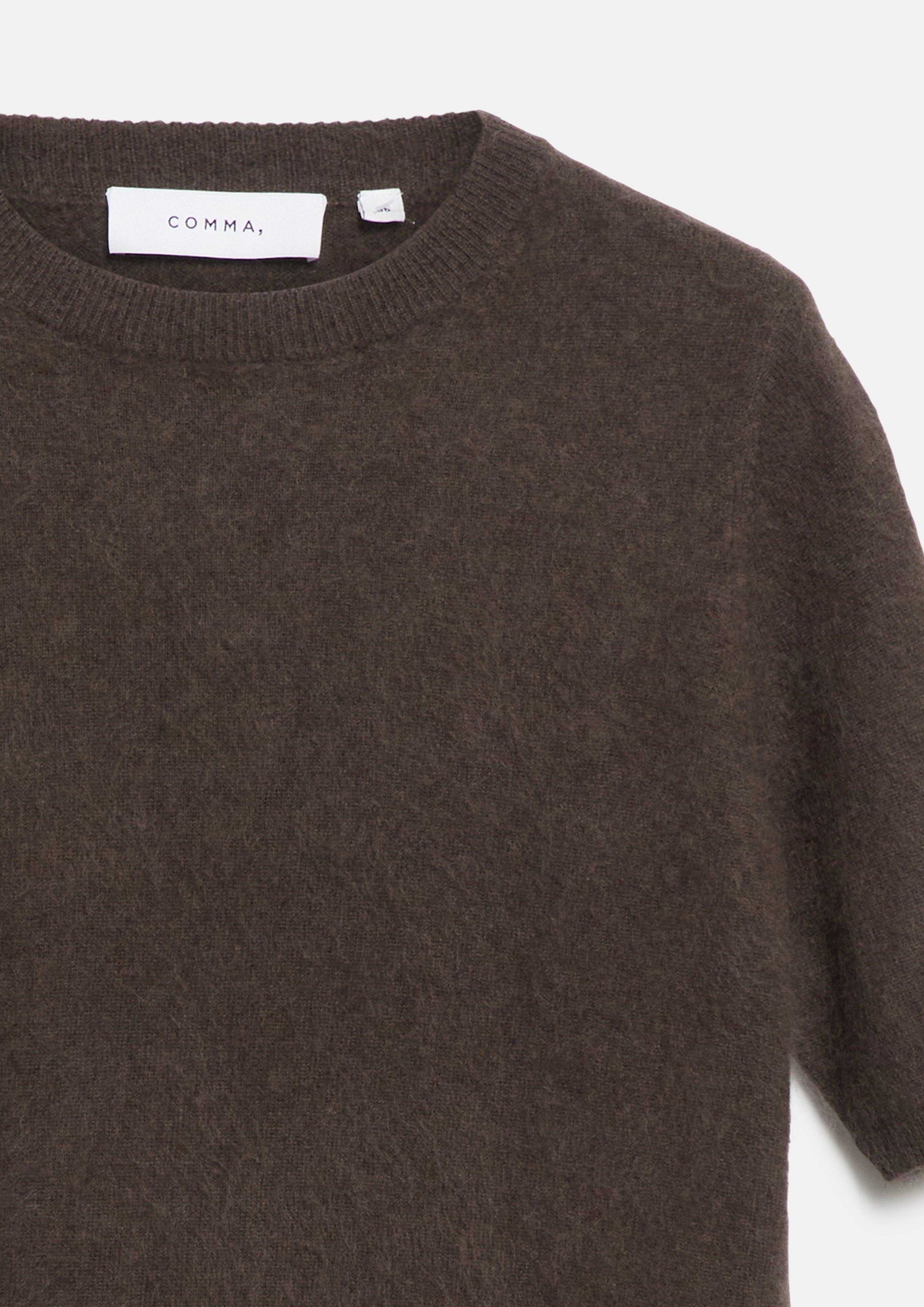 Damen Strickpullover in braun von comma
