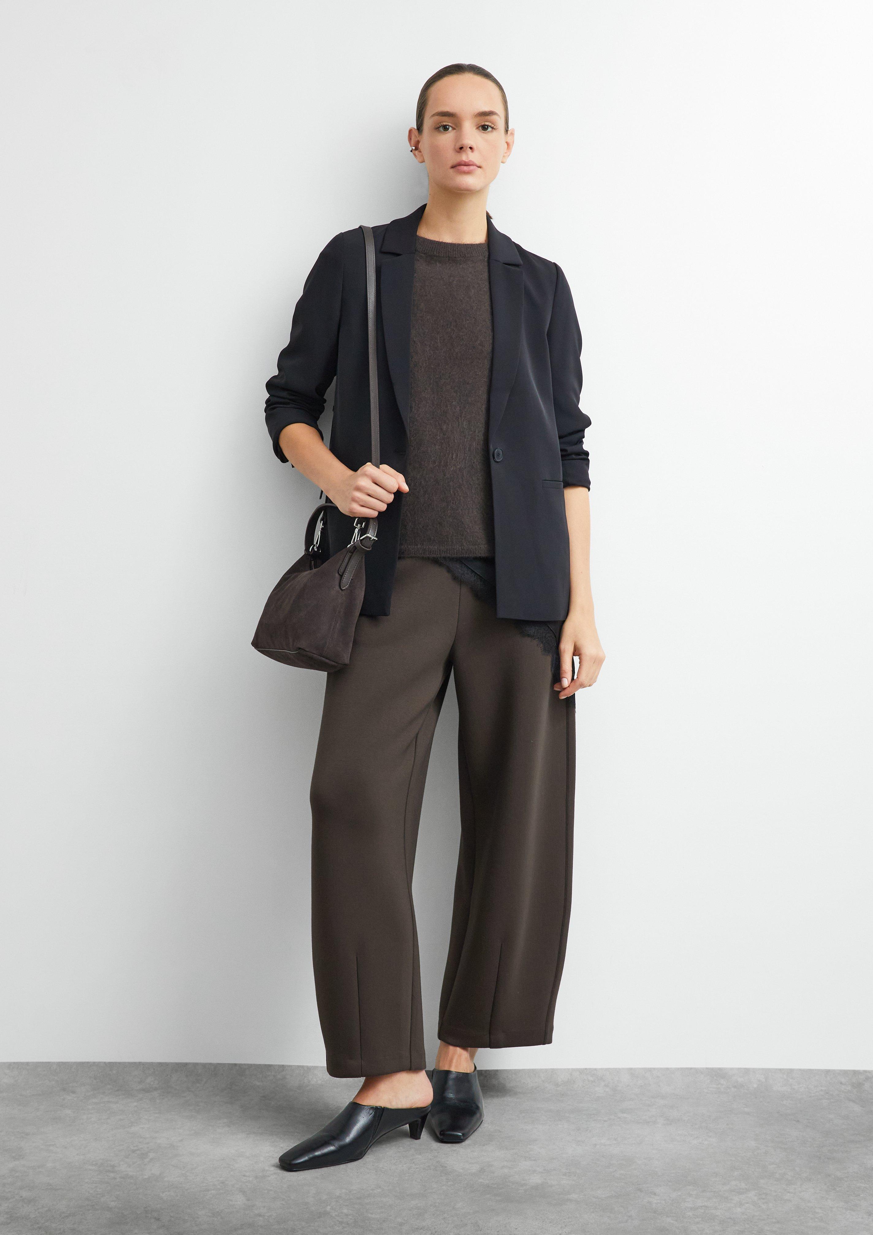 Damen Strickpullover in braun von comma
