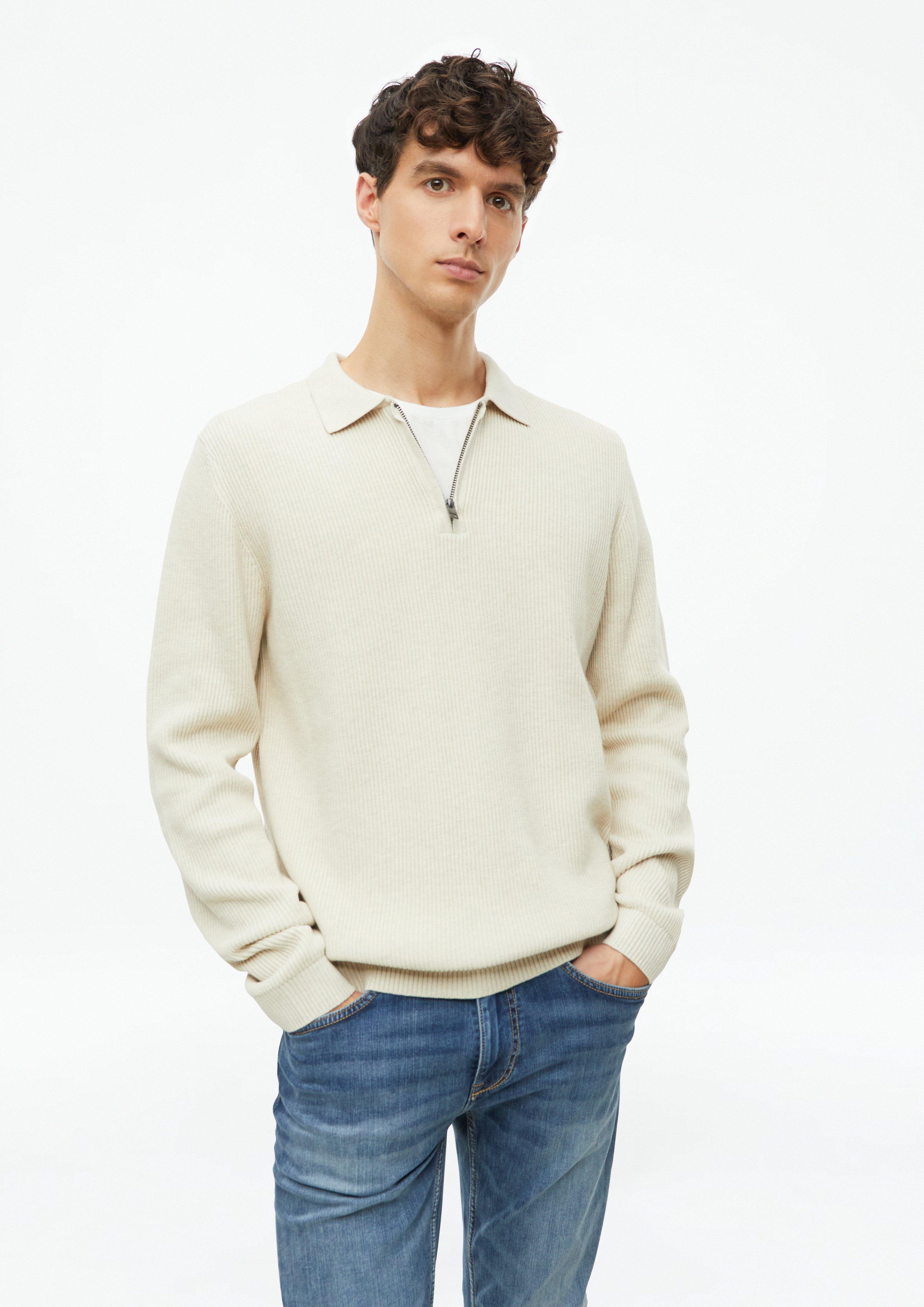 Hommes Pull en tricot en beige de s.Oliver