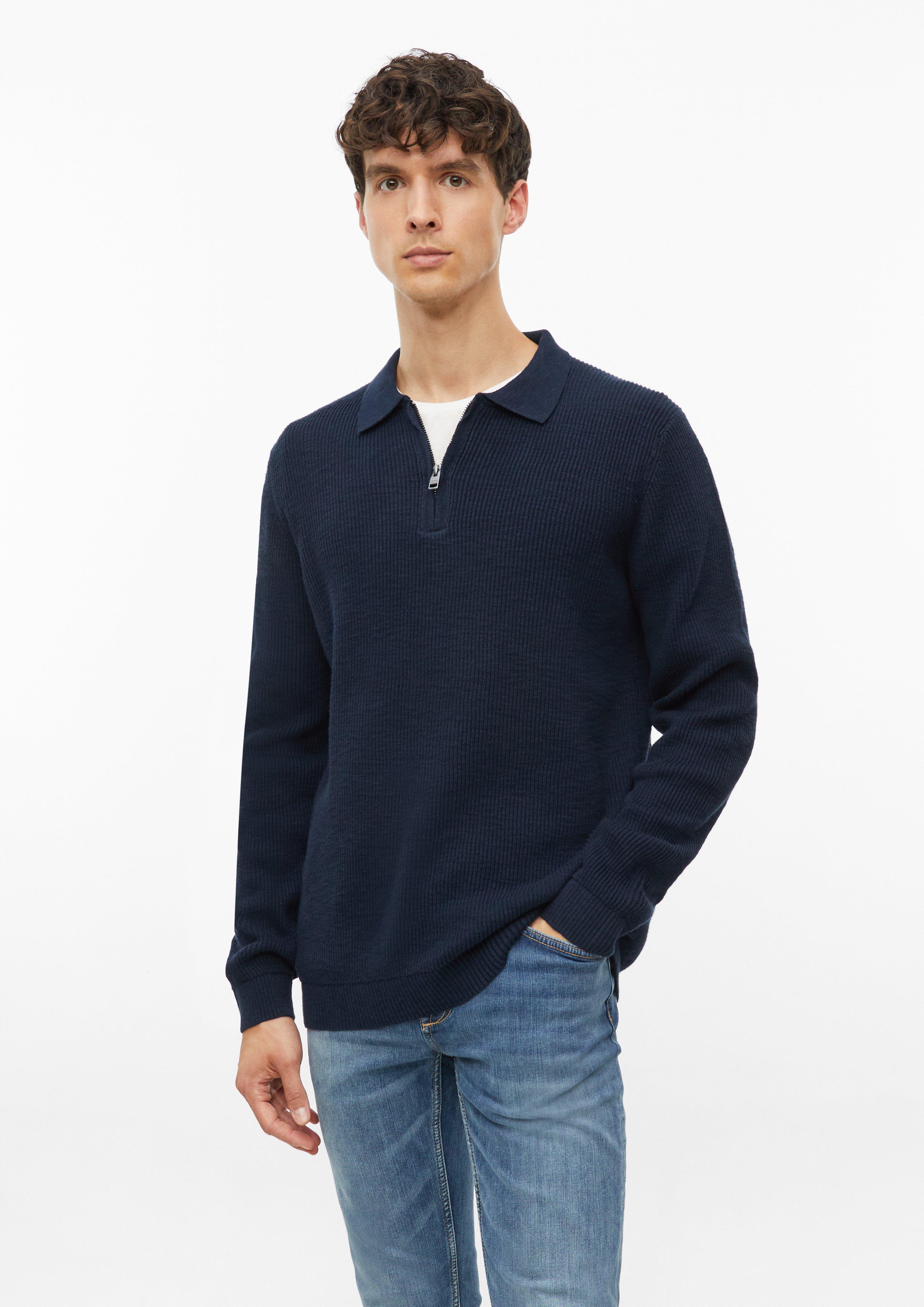 Knitted pullover in navy by s.Oliver