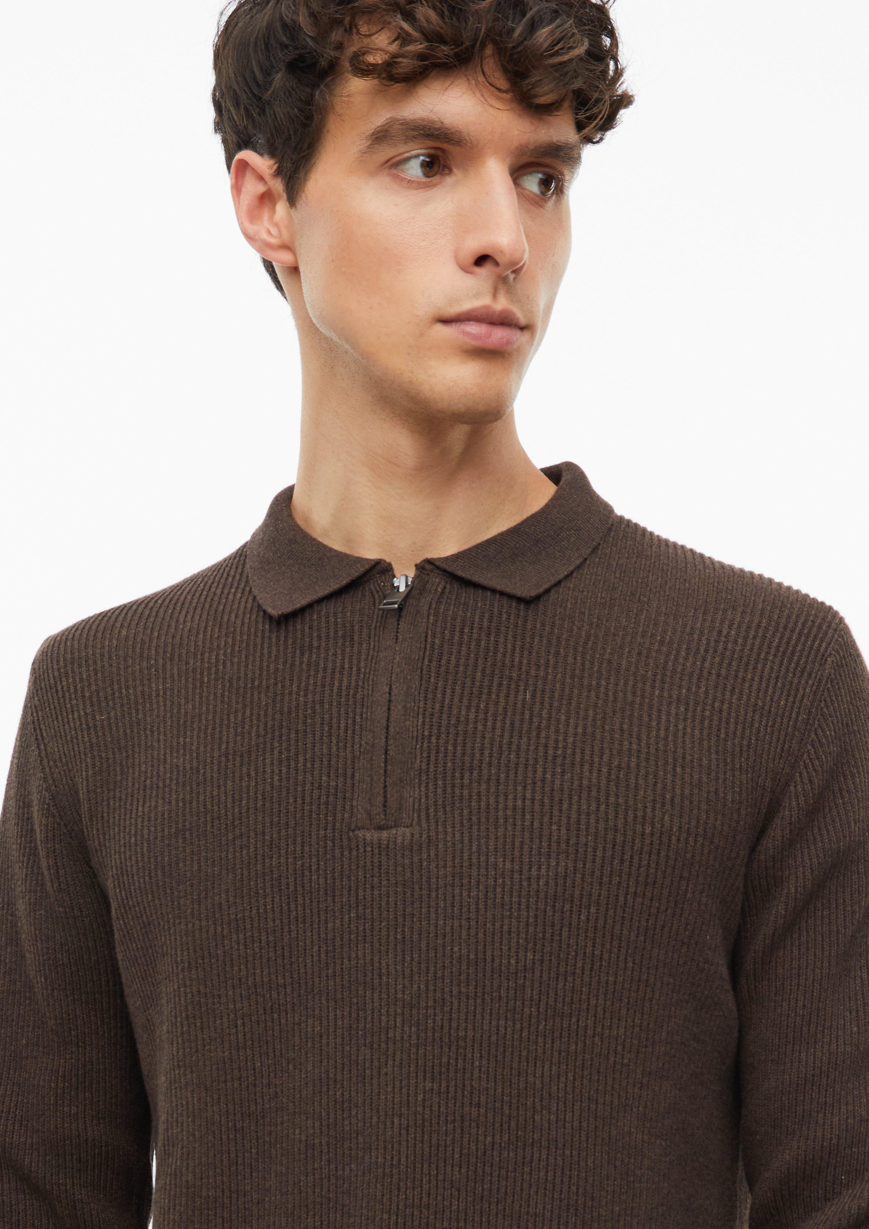 Hommes Pull en tricot en brun de s.Oliver
