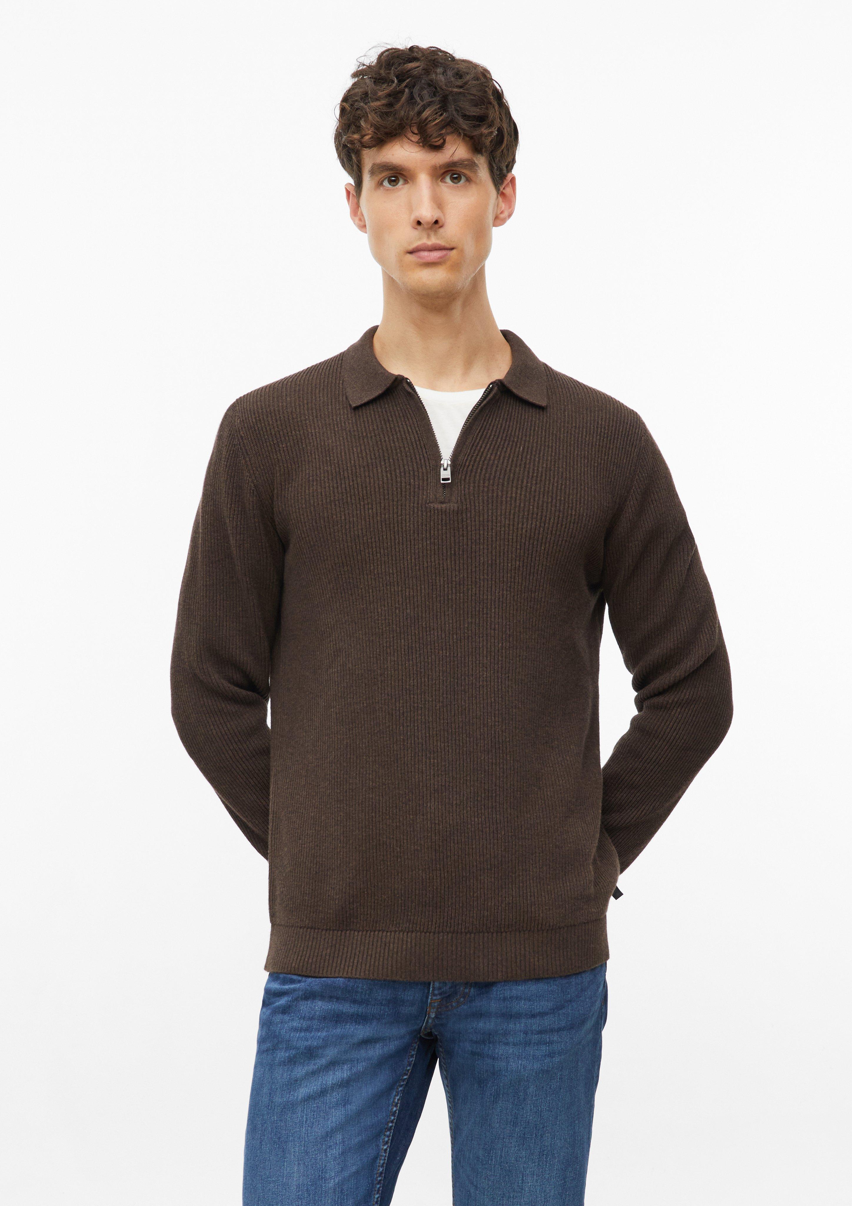 Hommes Pull en tricot en brun de s.Oliver