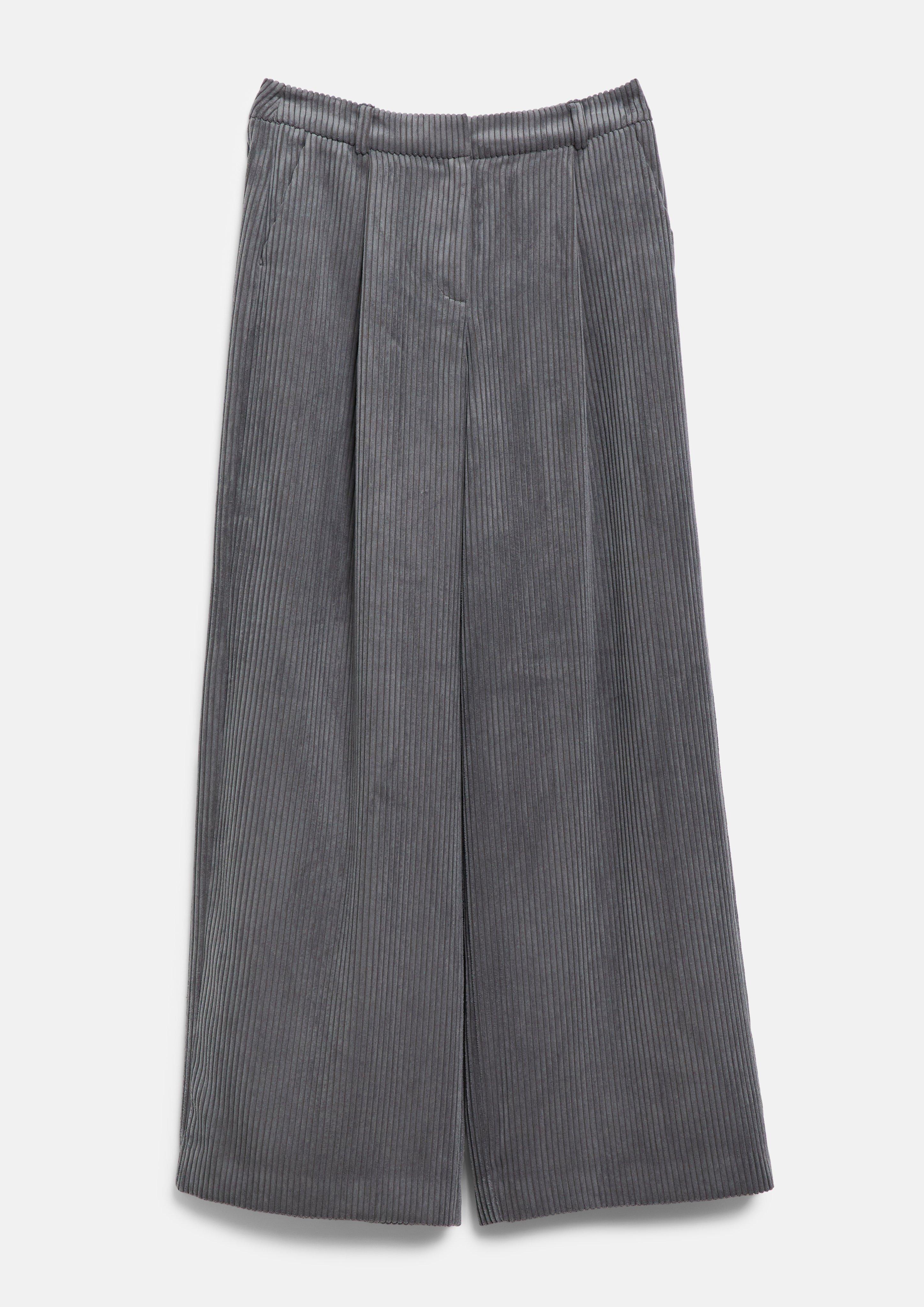 Women Trousers in grey by COMMA