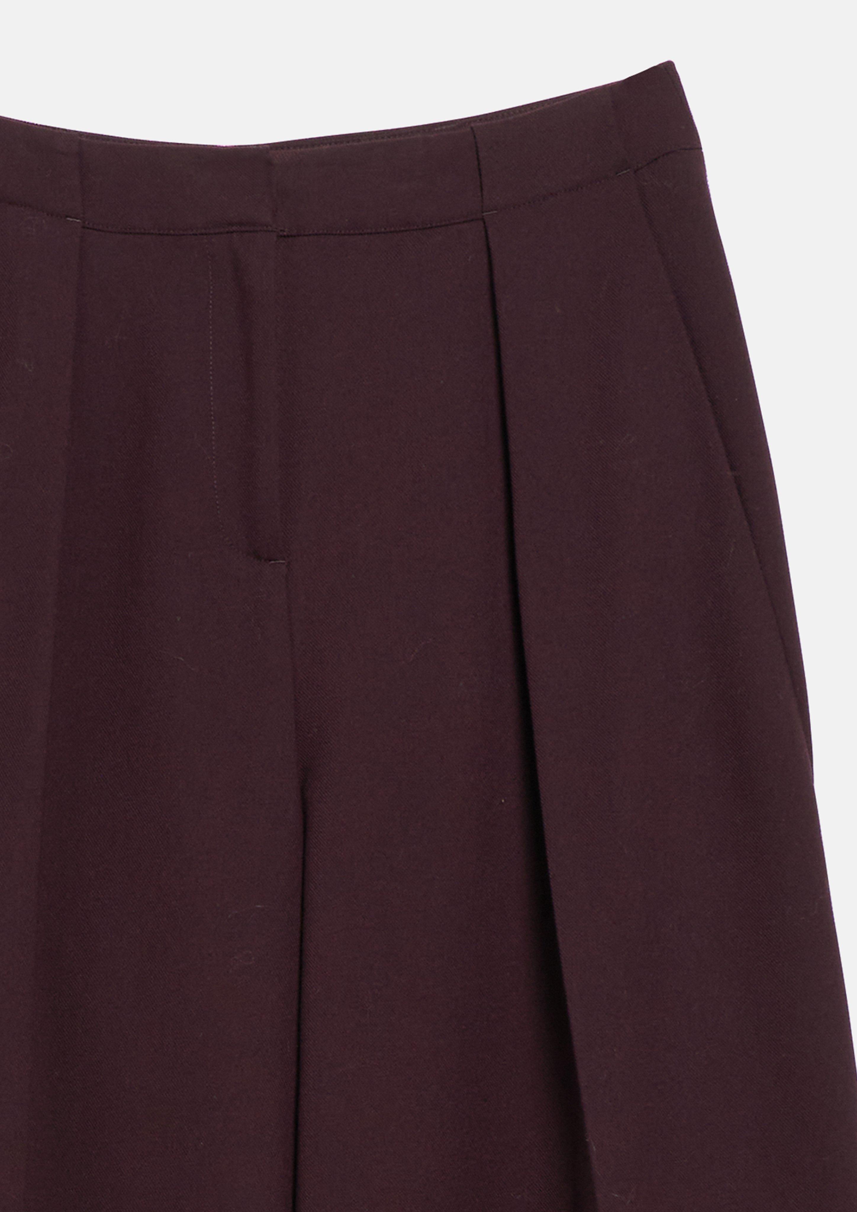 Women Trousers in purple by COMMA