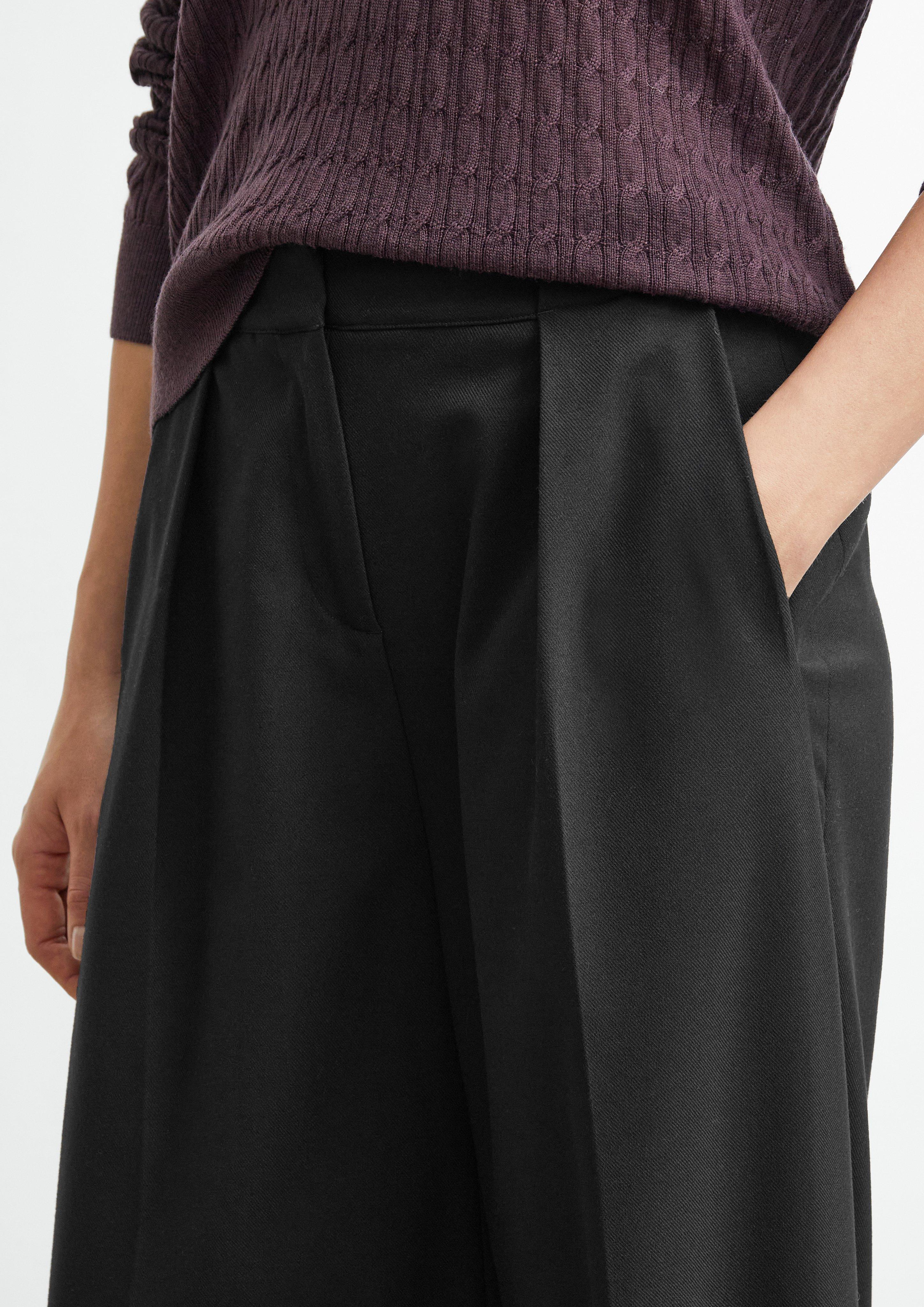 Women Trousers in black by COMMA