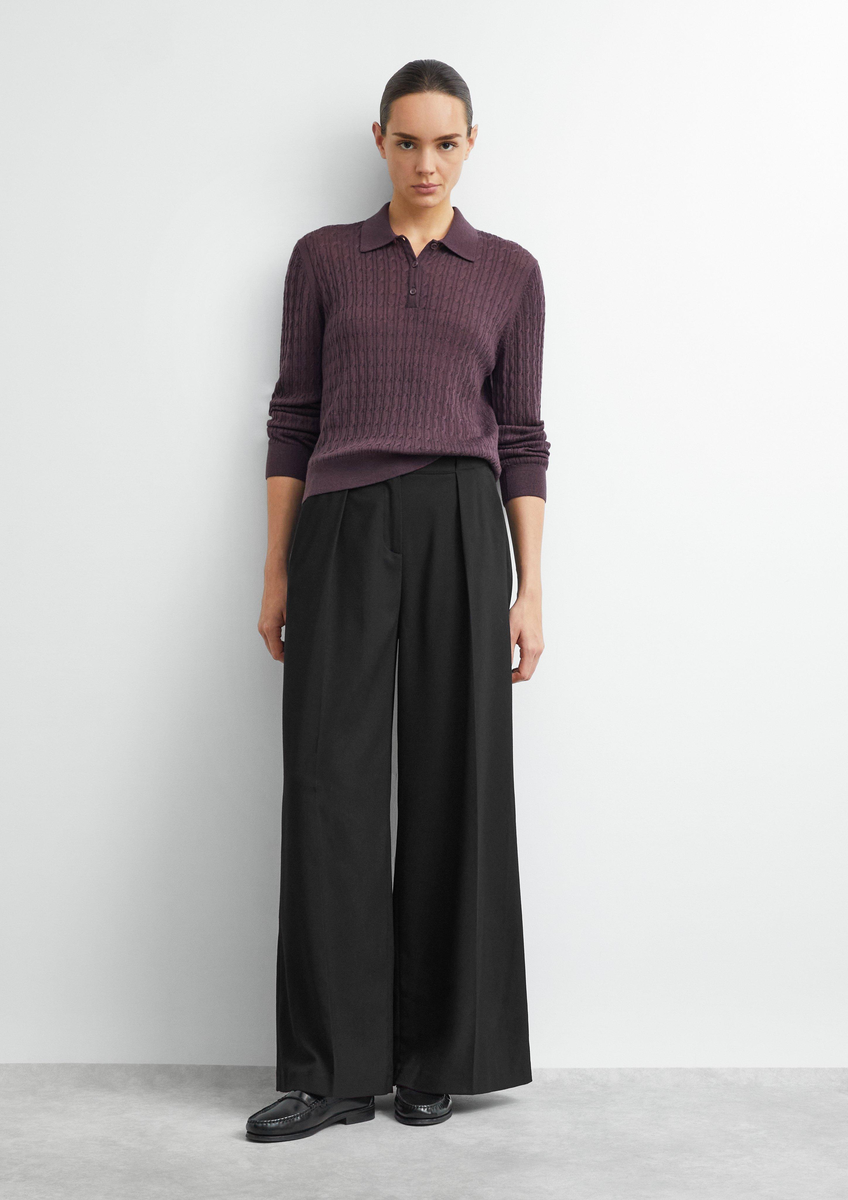 Trousers in black by COMMA