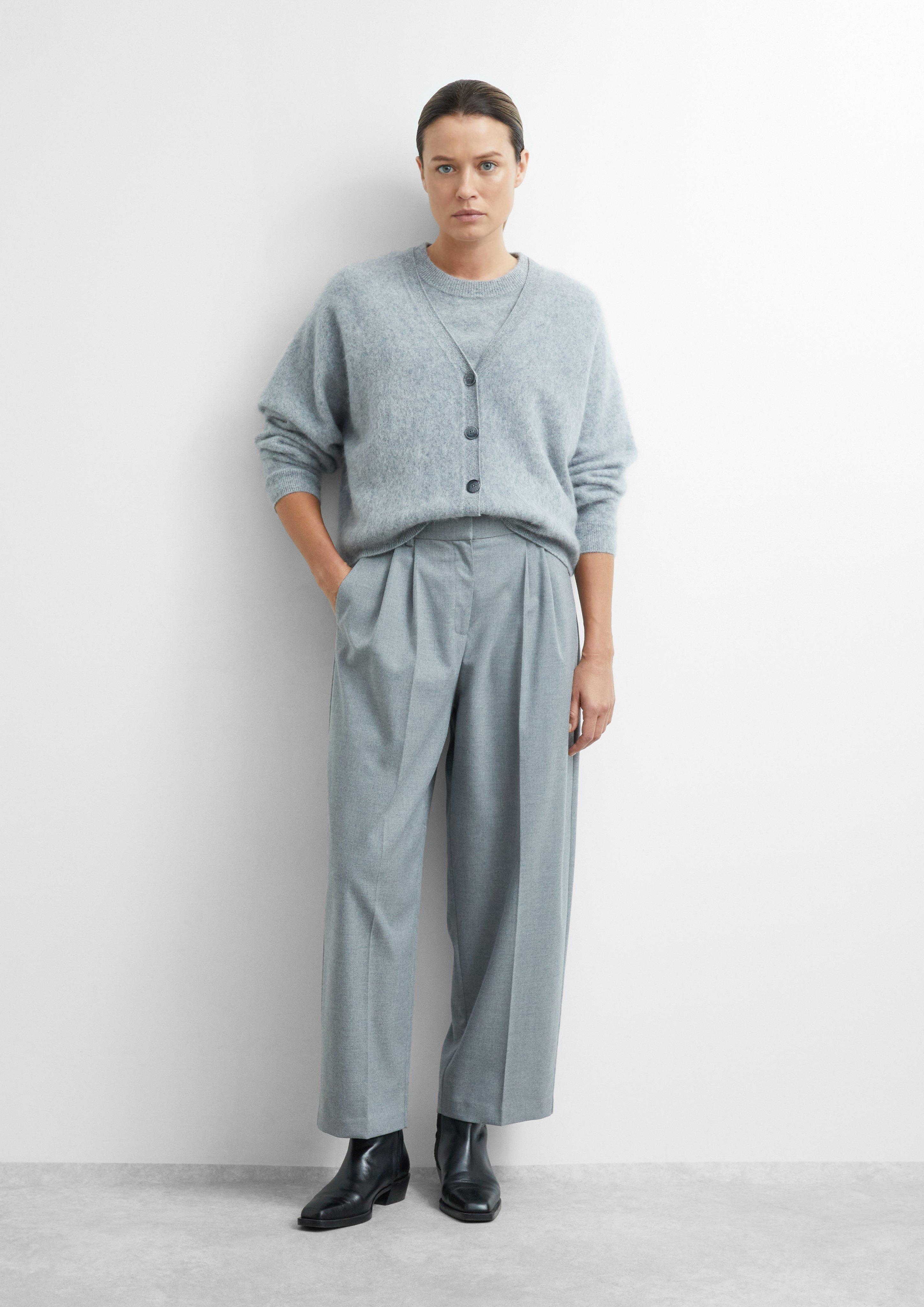 Dames Broek in grijs van COMMA