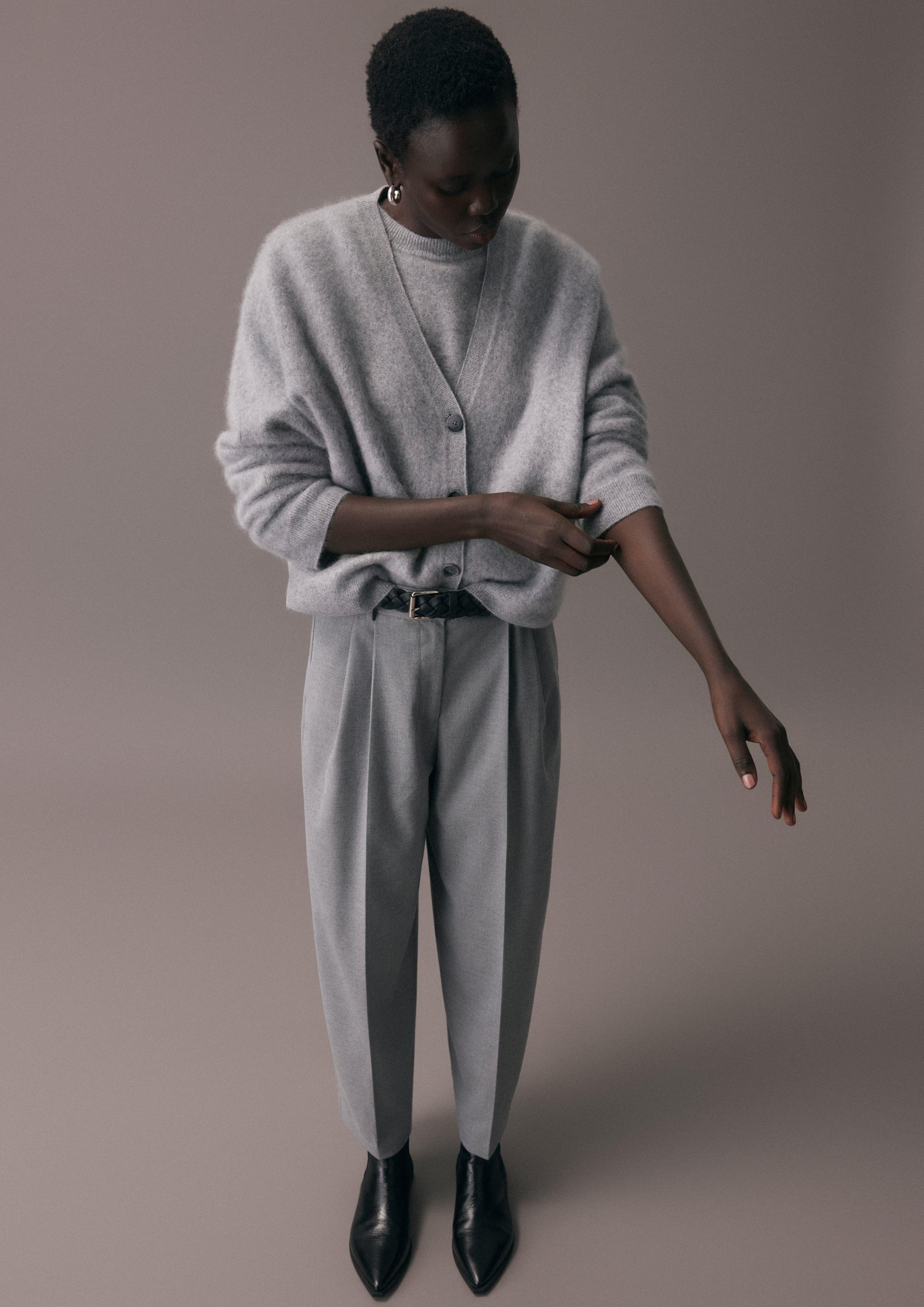 Pantalon en gris clair de COMMA