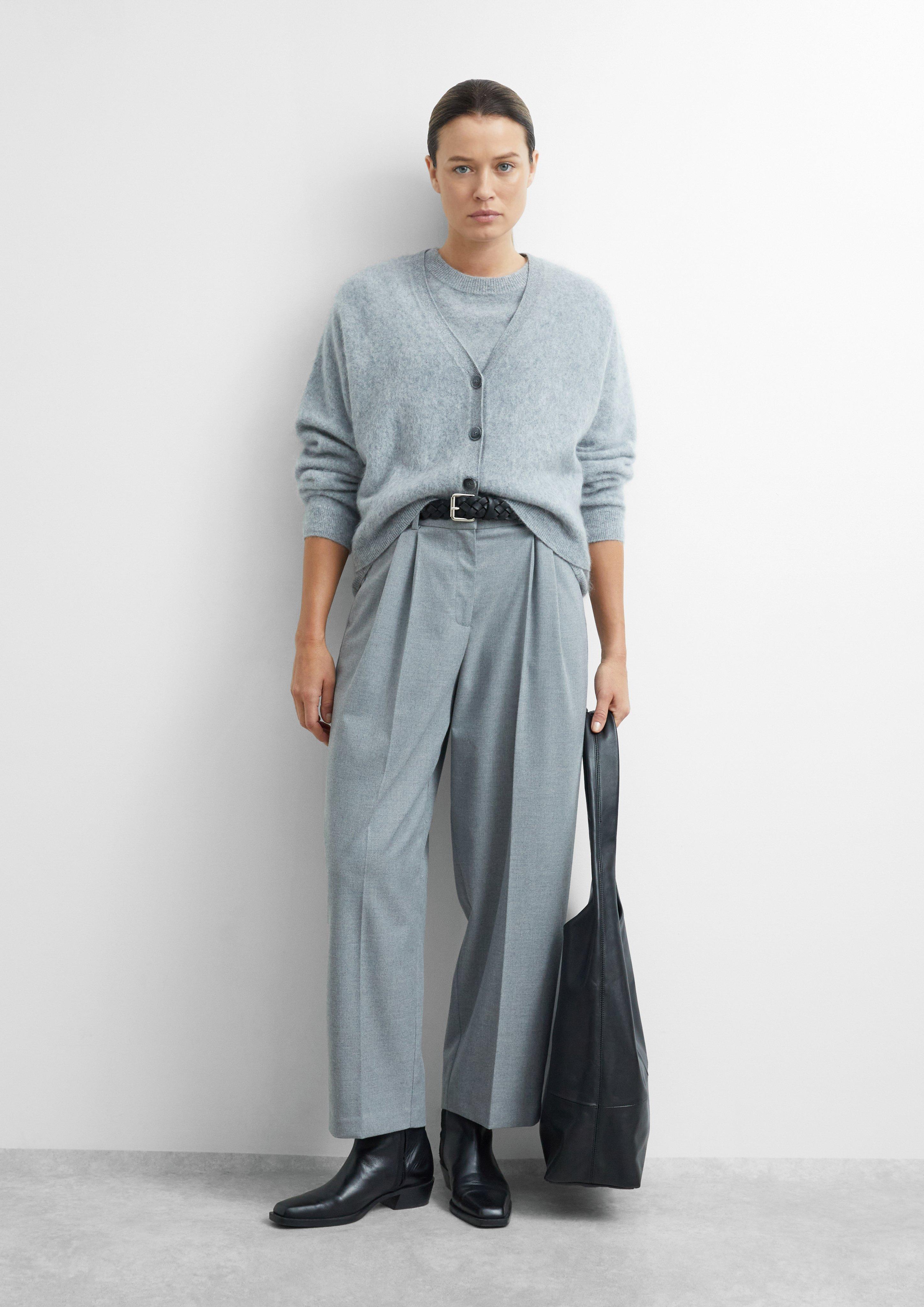 Dames Broek in grijs van COMMA