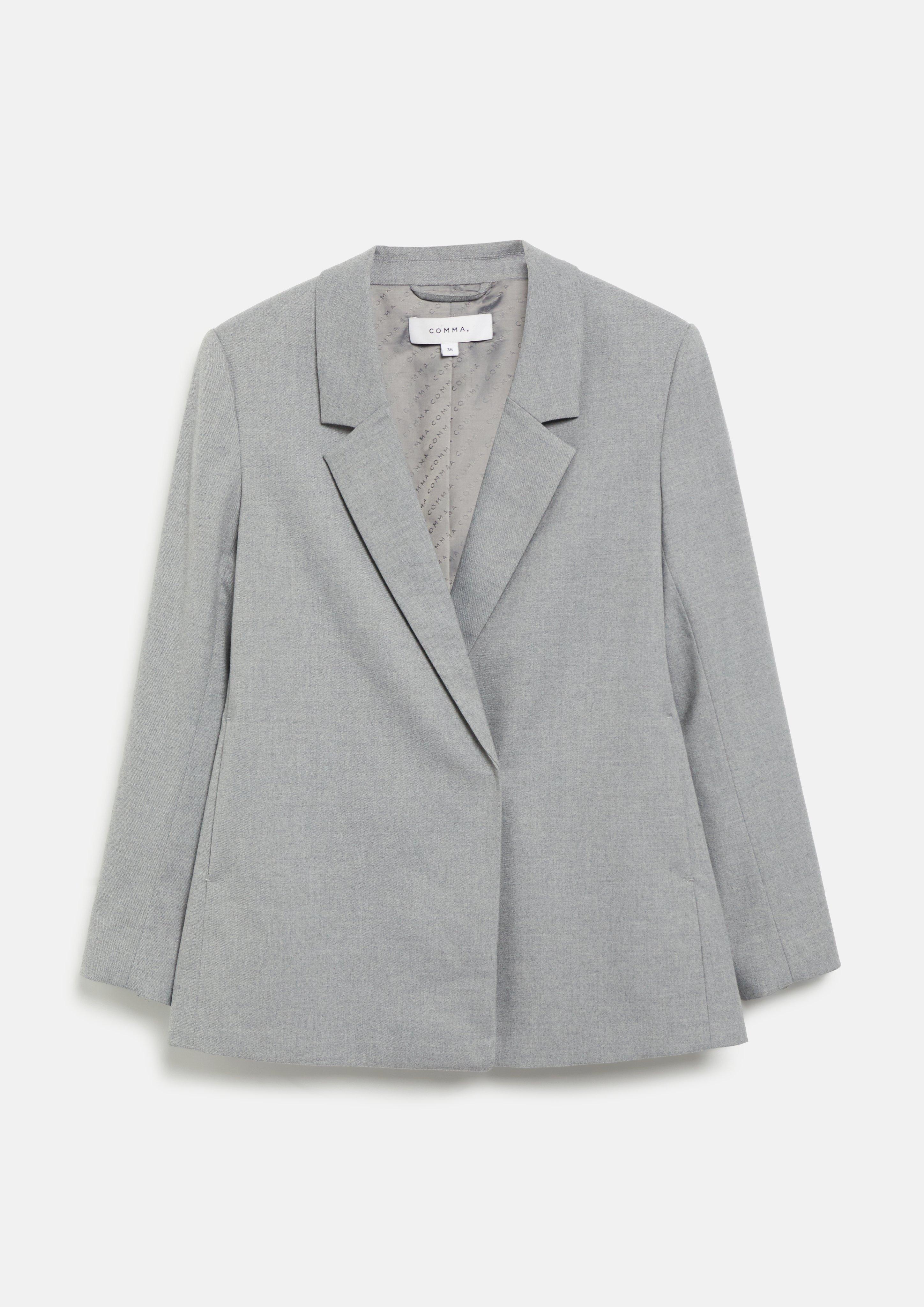 Damen Indoor-Jacke in grau von COMMA