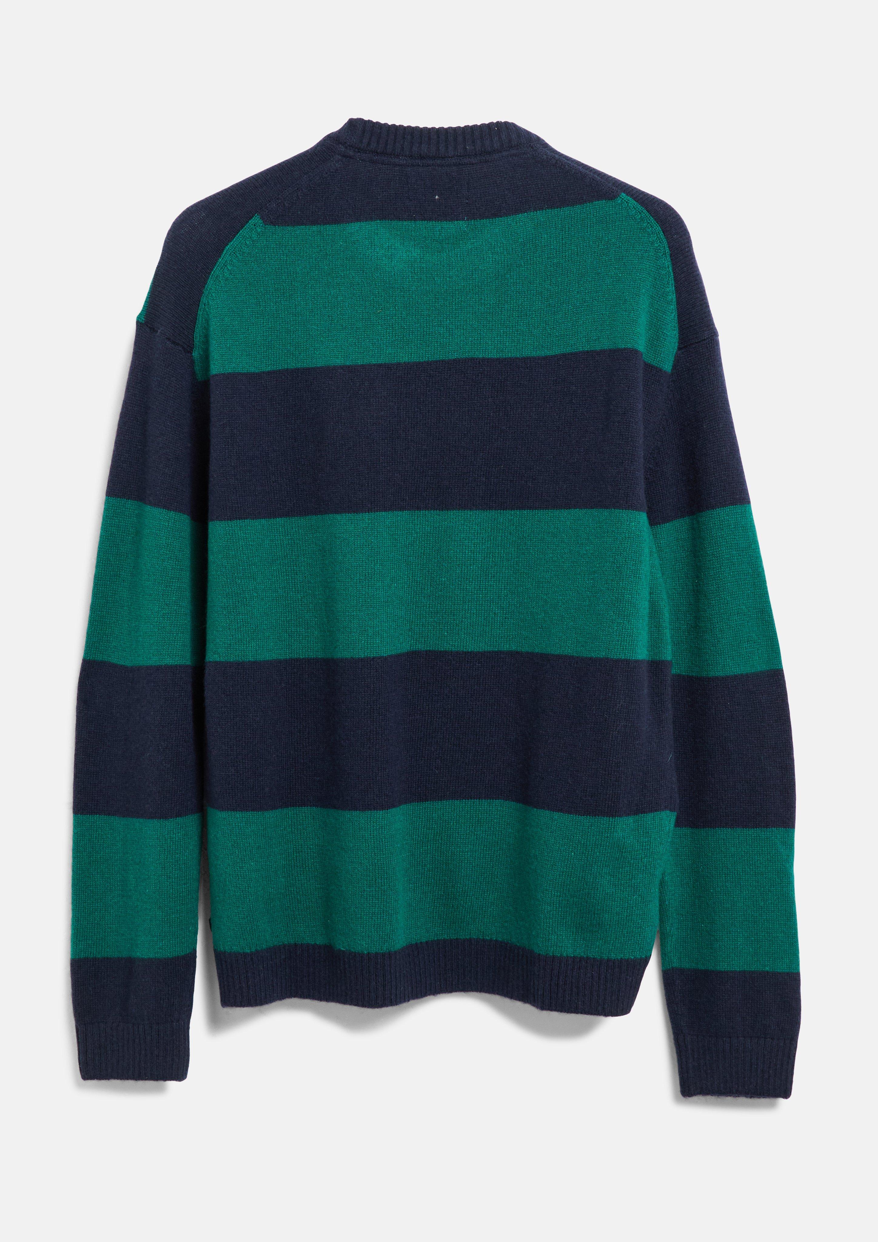 Men Knitted pullover in blue by s.Oliver