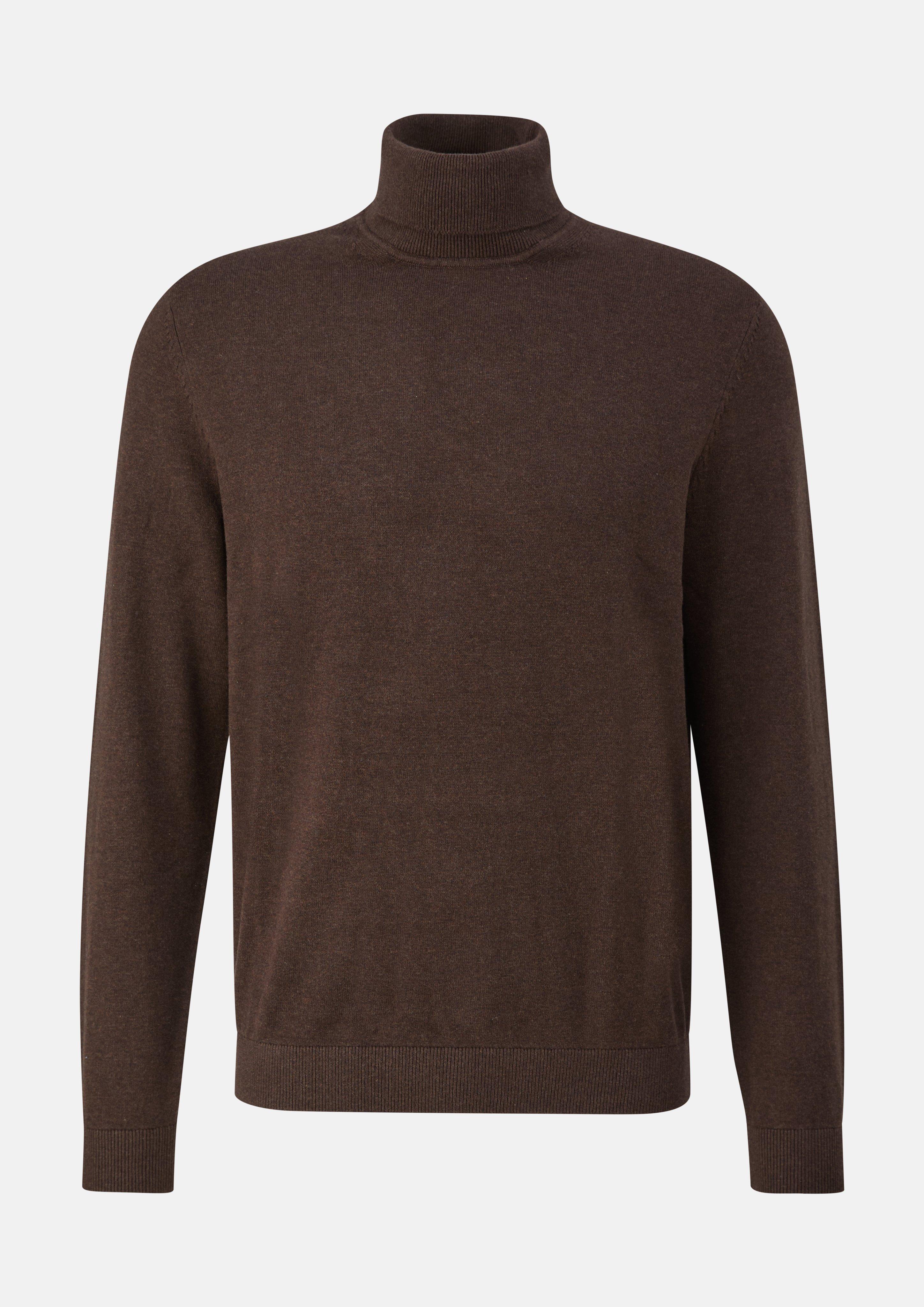 Hommes Pull en tricot en brun de s.Oliver