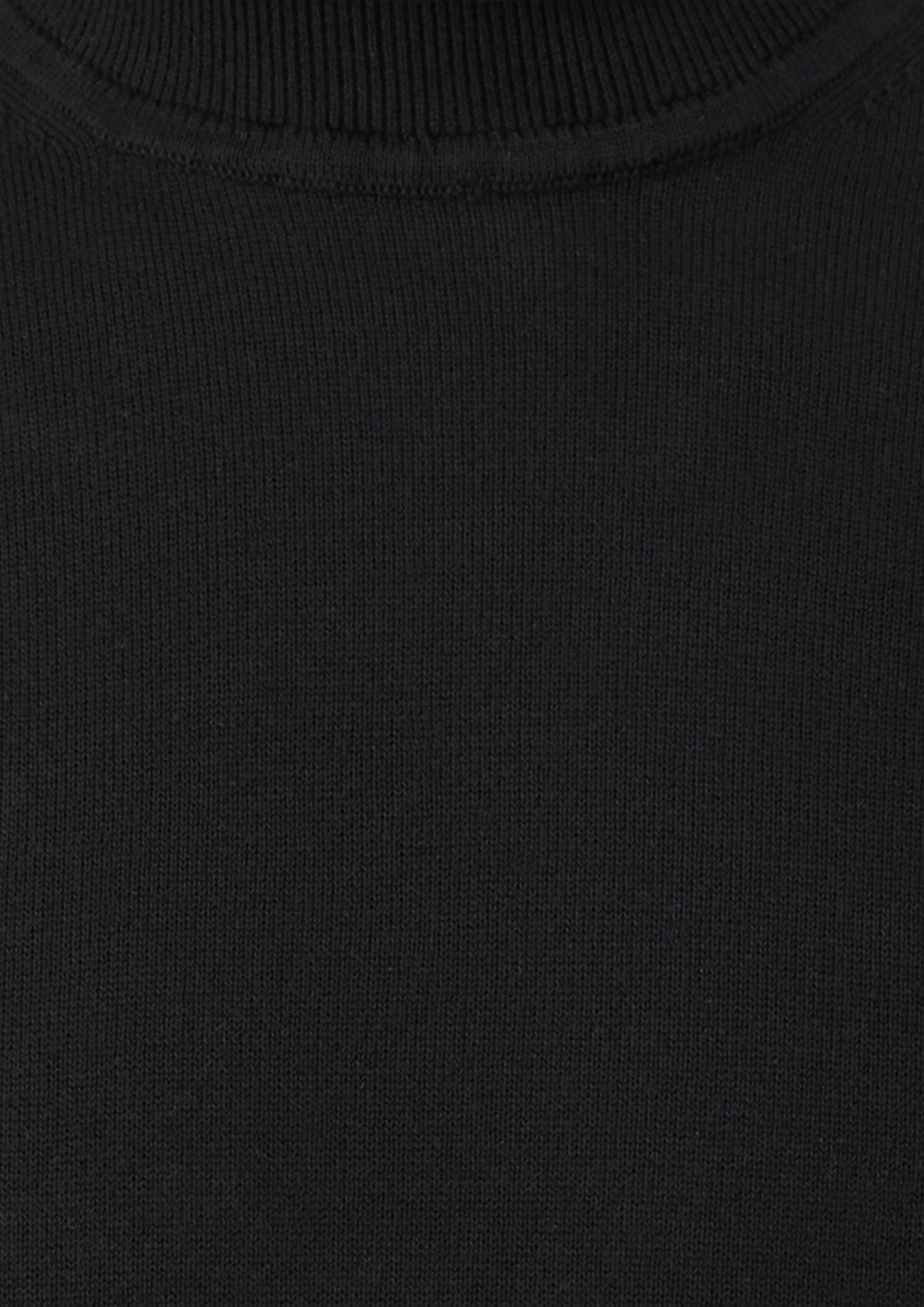 Hommes Pull en tricot en noir de s.Oliver