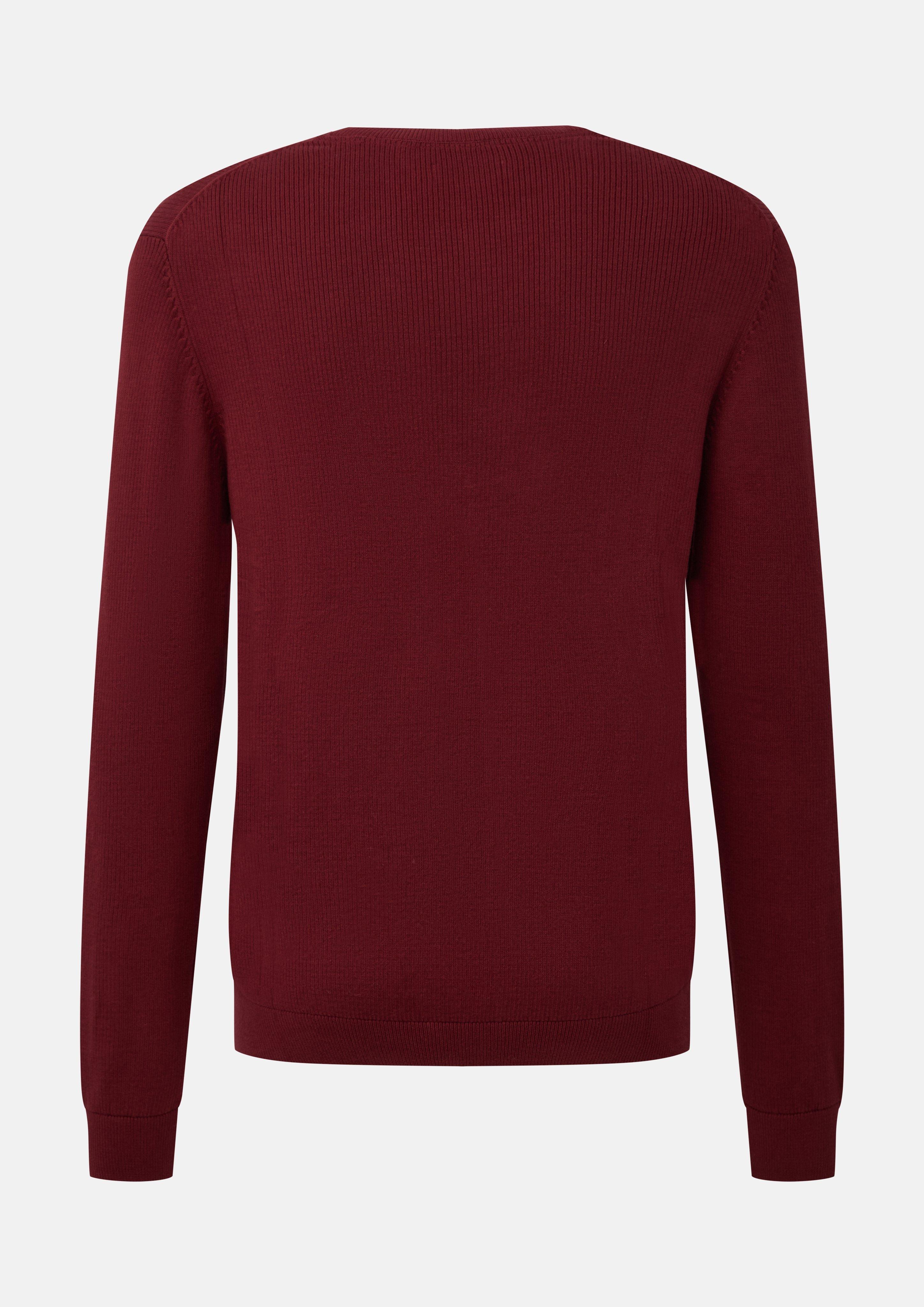 Hommes Pull en maille en rouge de s.Oliver