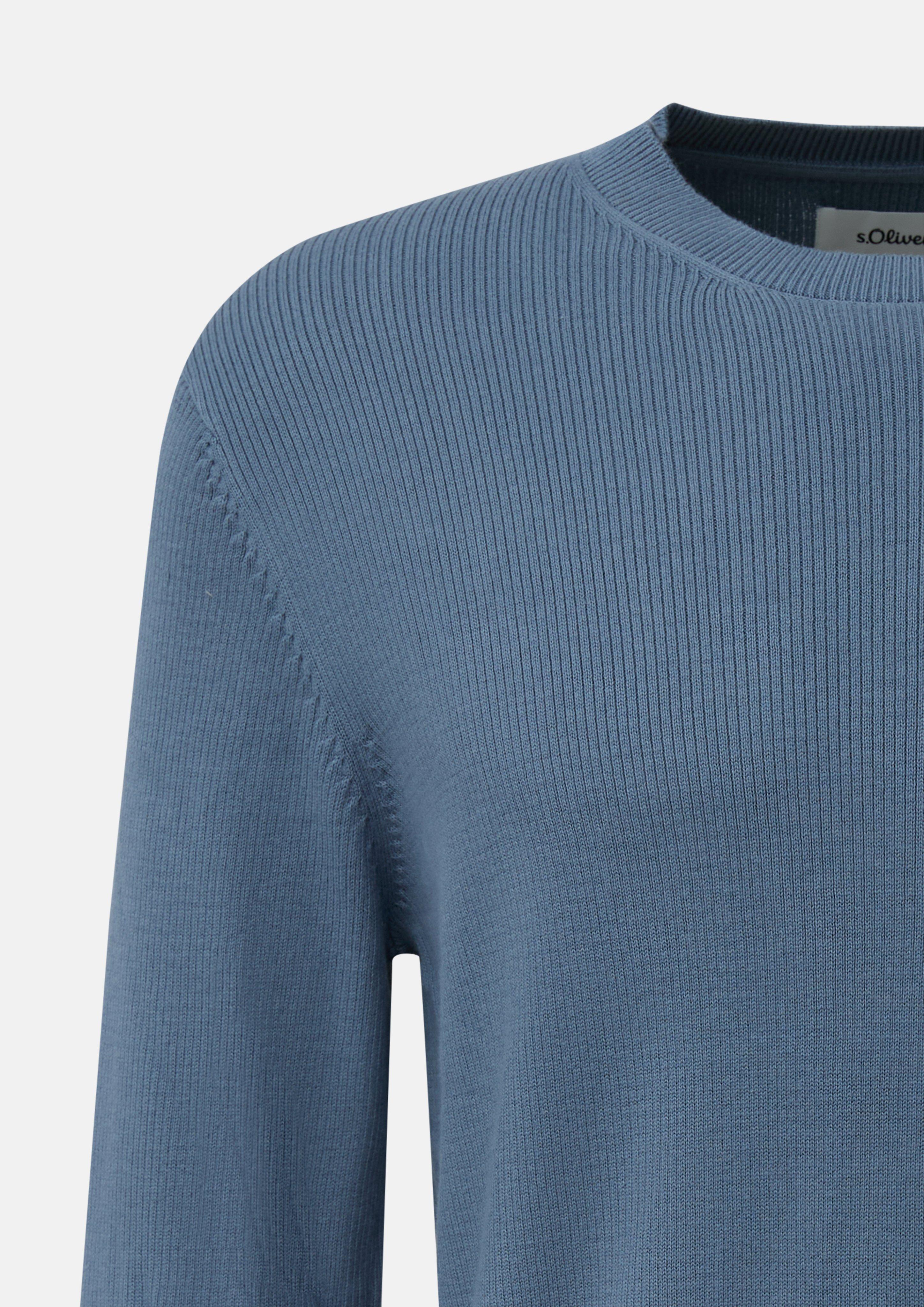 Hommes Pull en maille en bleu de s.Oliver