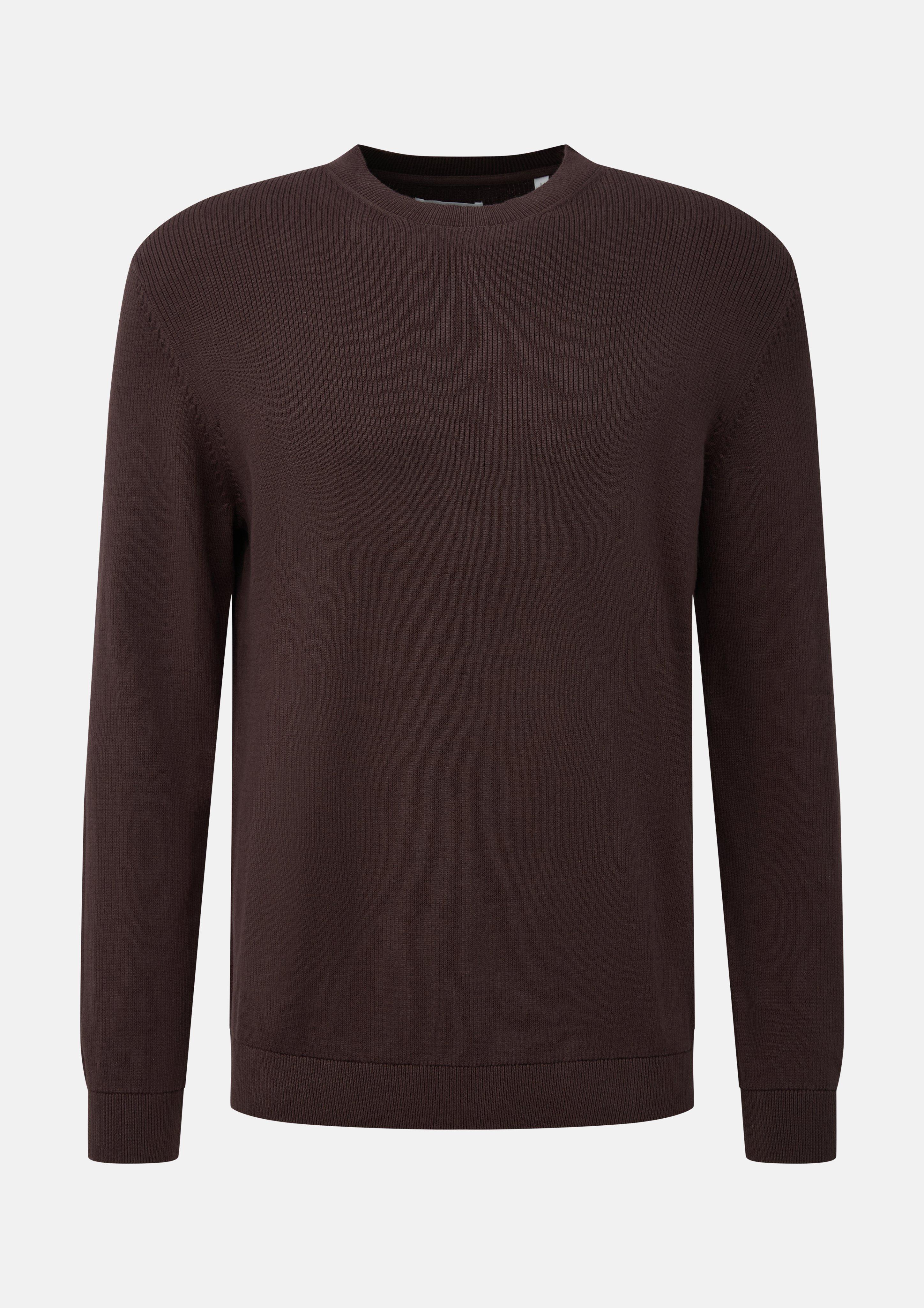 Strickpullover in Farbe dunkelbraun von s.Oliver