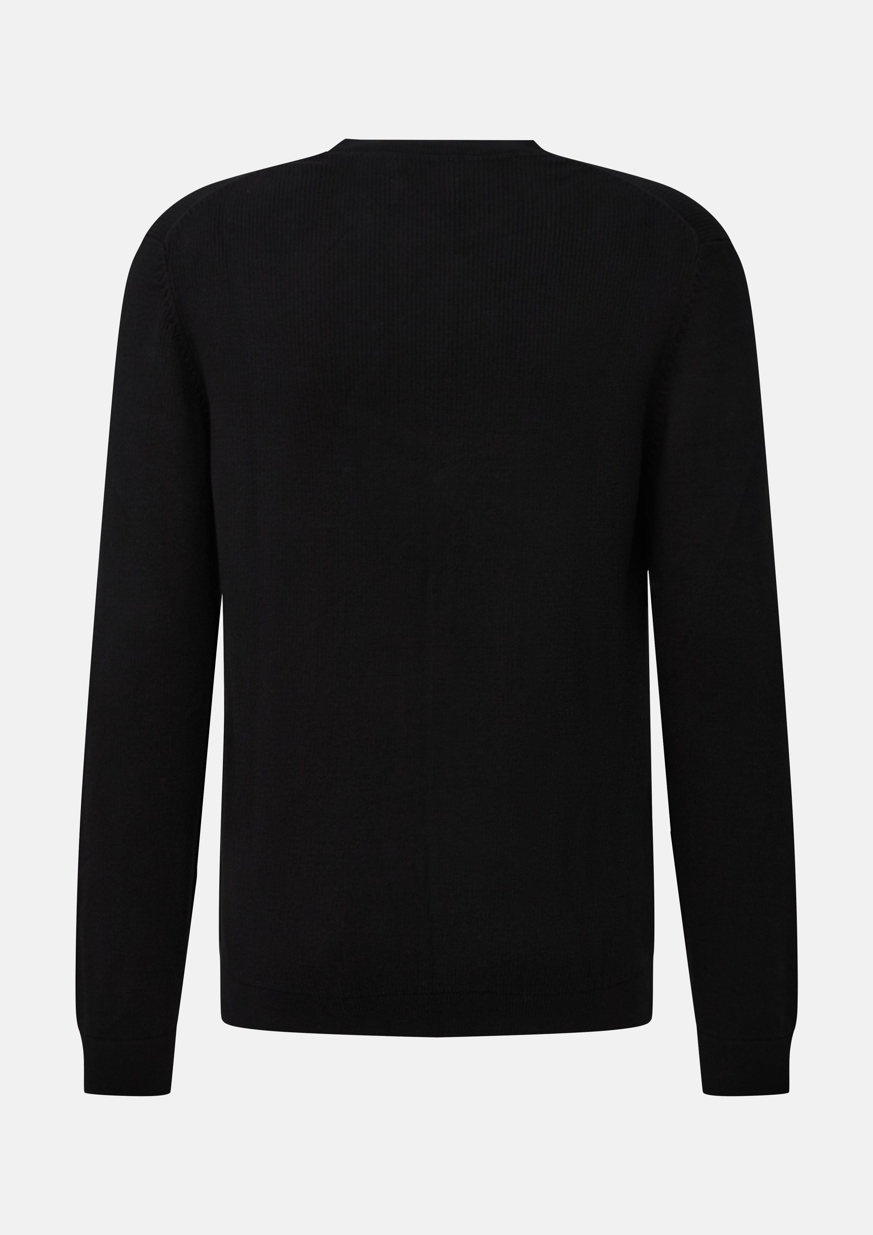 Hommes Pull en maille en noir de s.Oliver