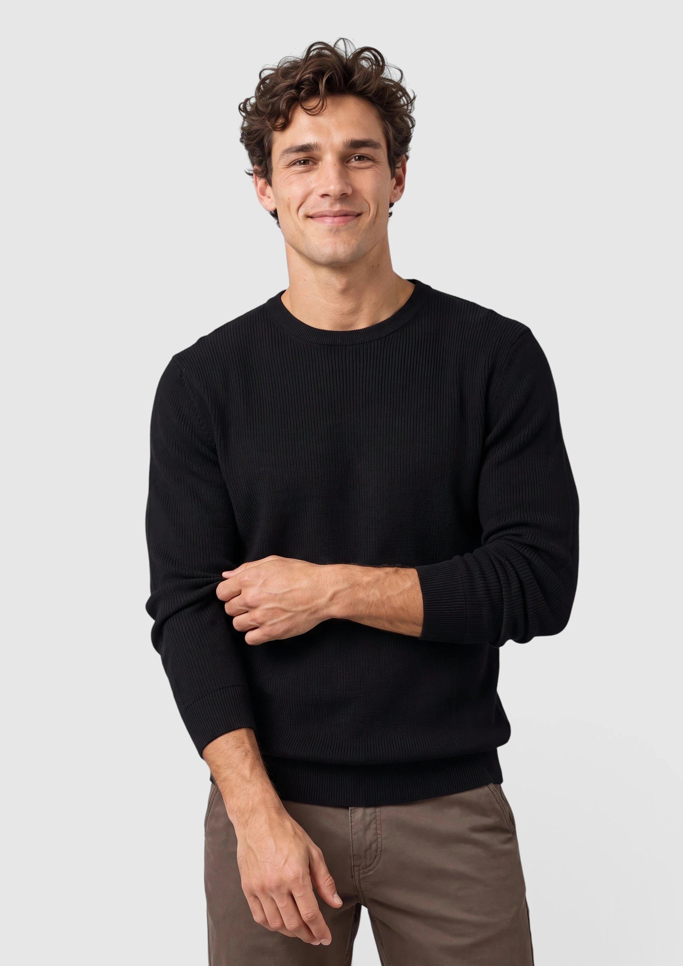 Strickpullover in Farbe schwarz von s.Oliver