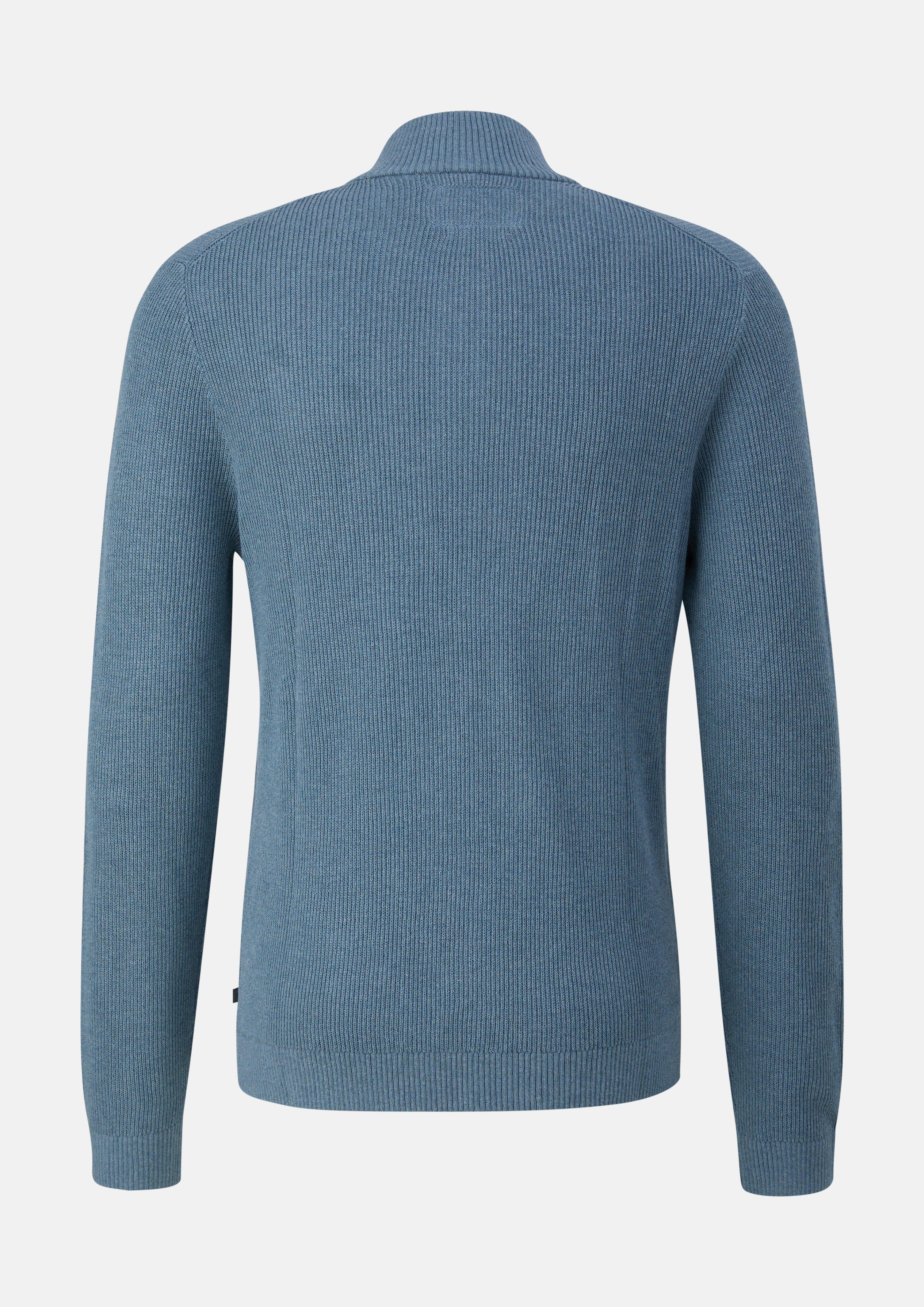 Men Knitted pullover in blue by s.Oliver