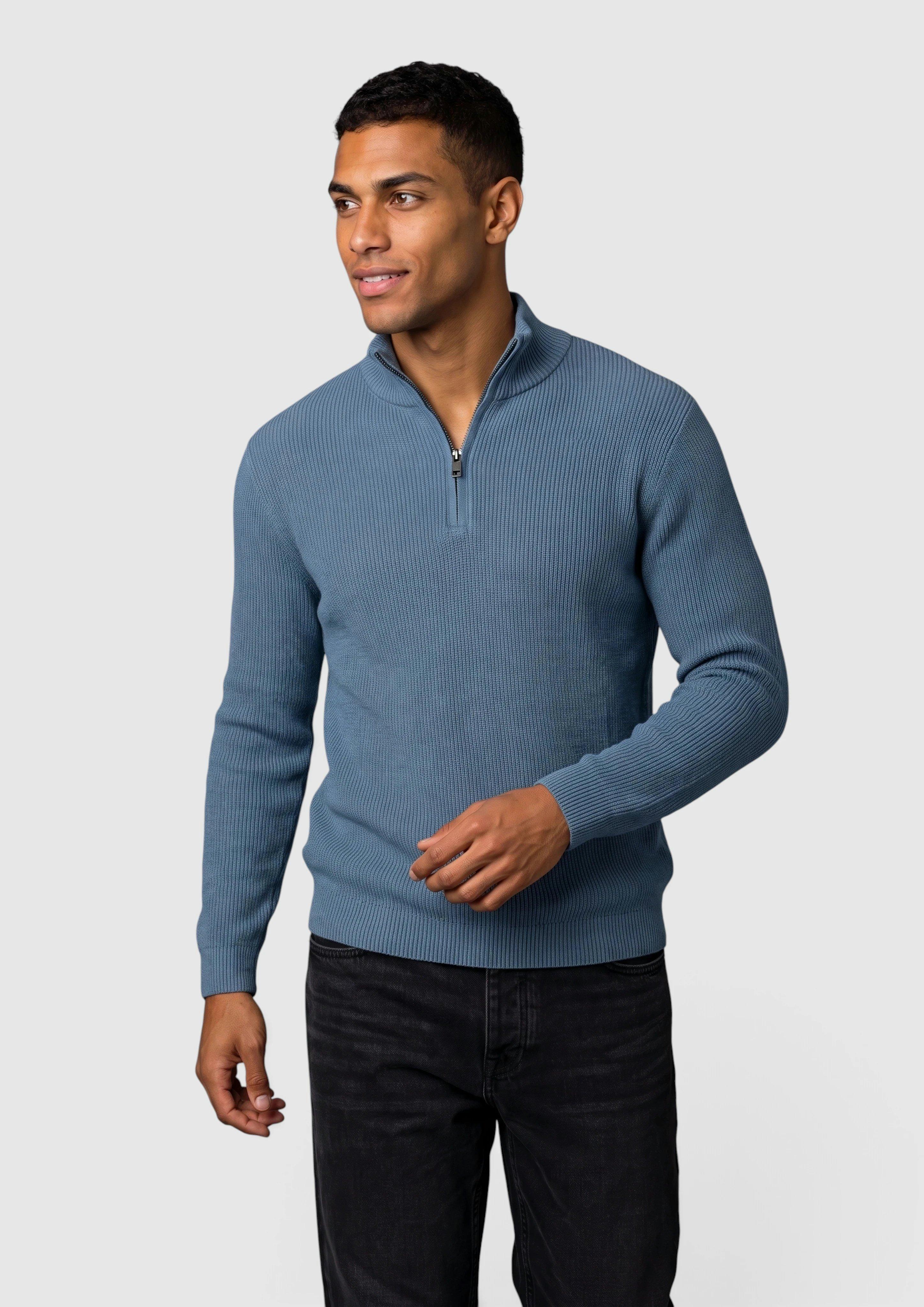 Pull en tricot en bleu de s.Oliver