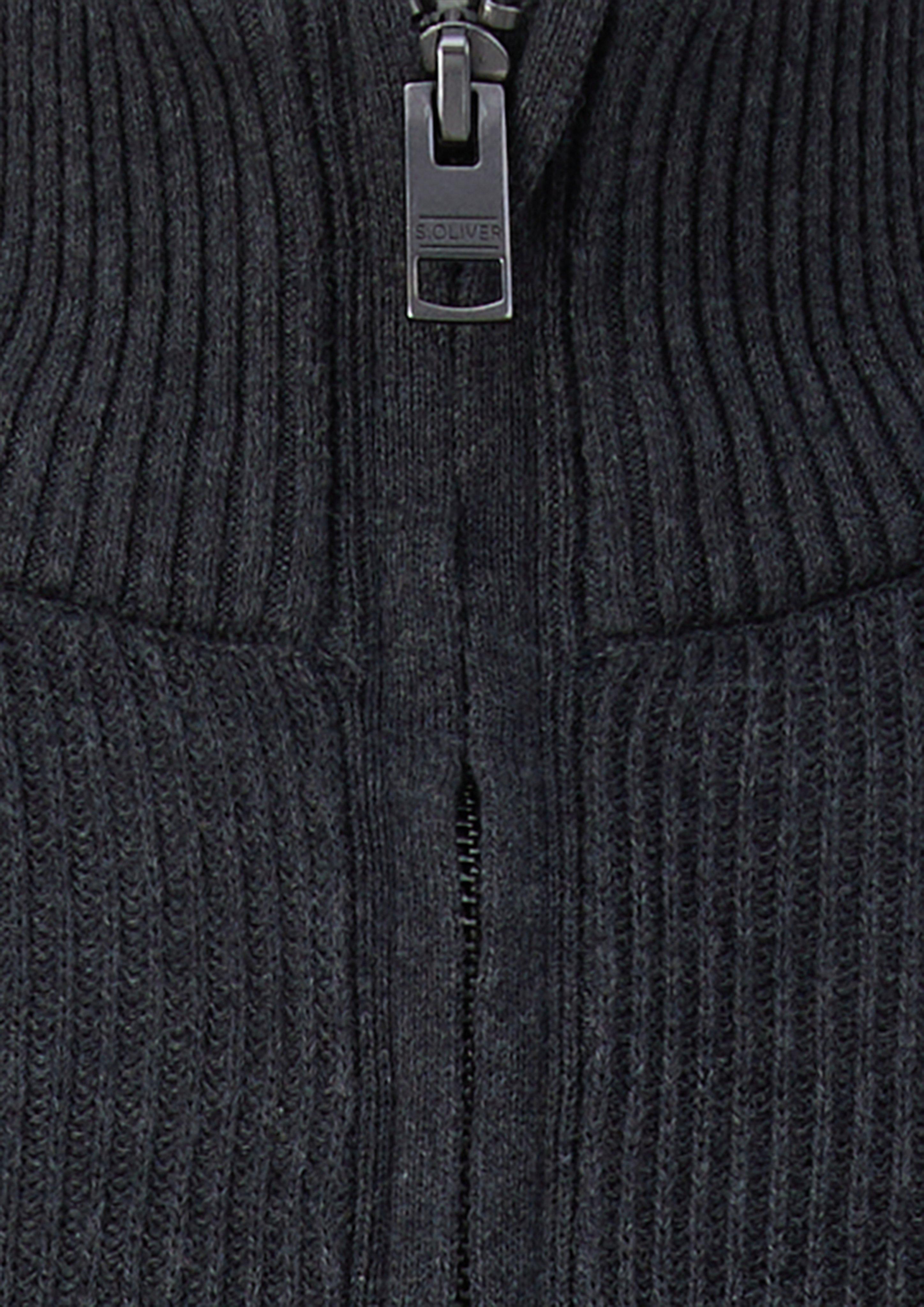 Hommes Pull en tricot en gris de s.Oliver