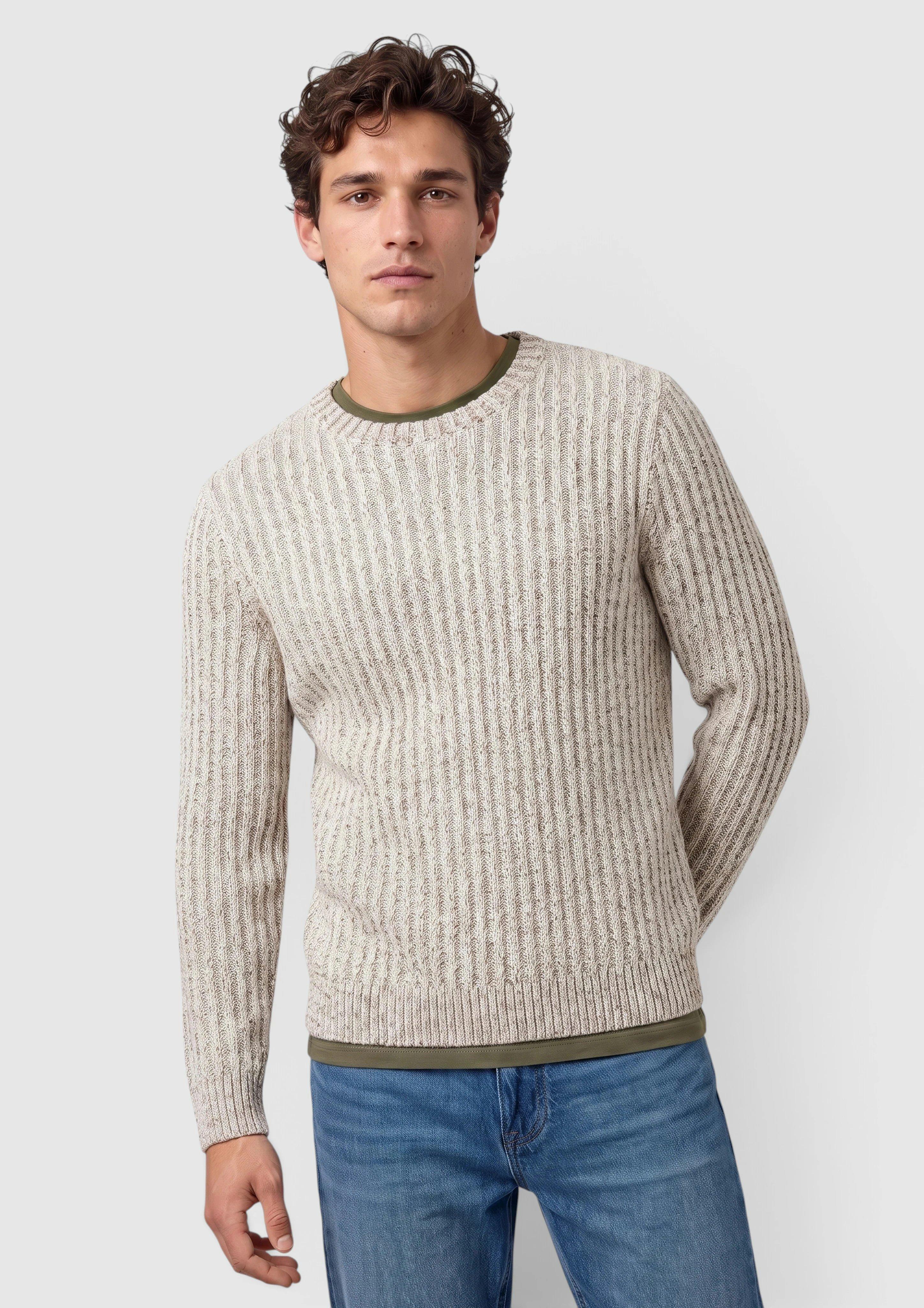 Pull en tricot en beige clair de s.Oliver