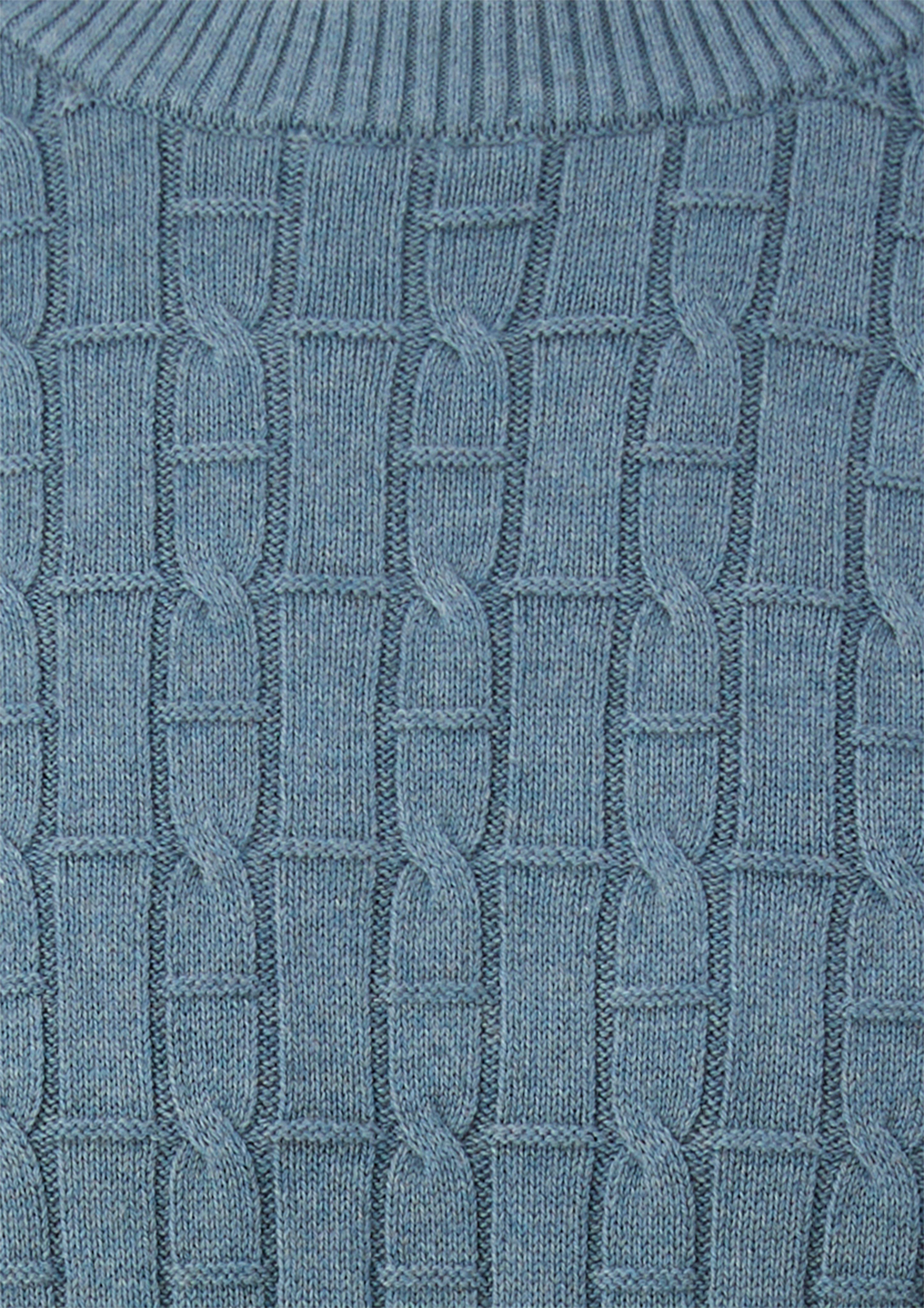 Men Knitted pullover in blue by s.Oliver