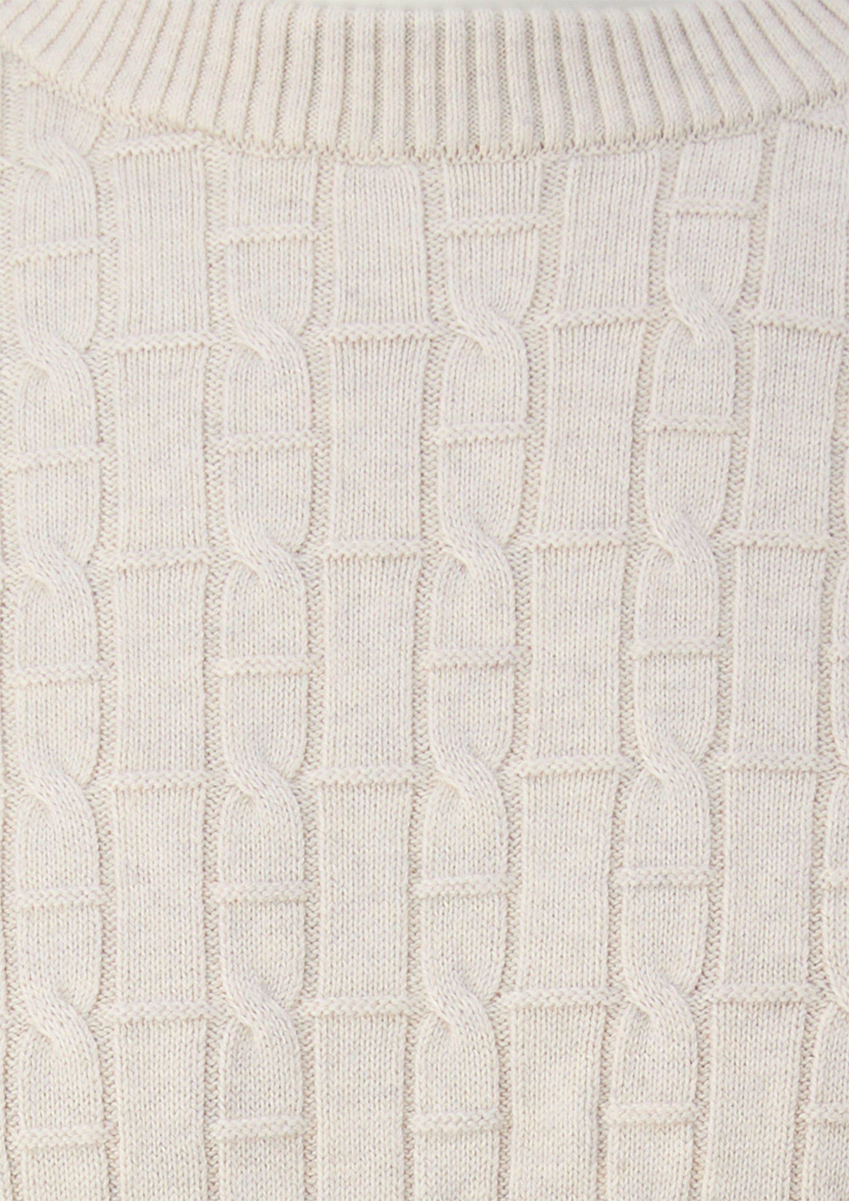 Men Knitted pullover in beige by s.Oliver