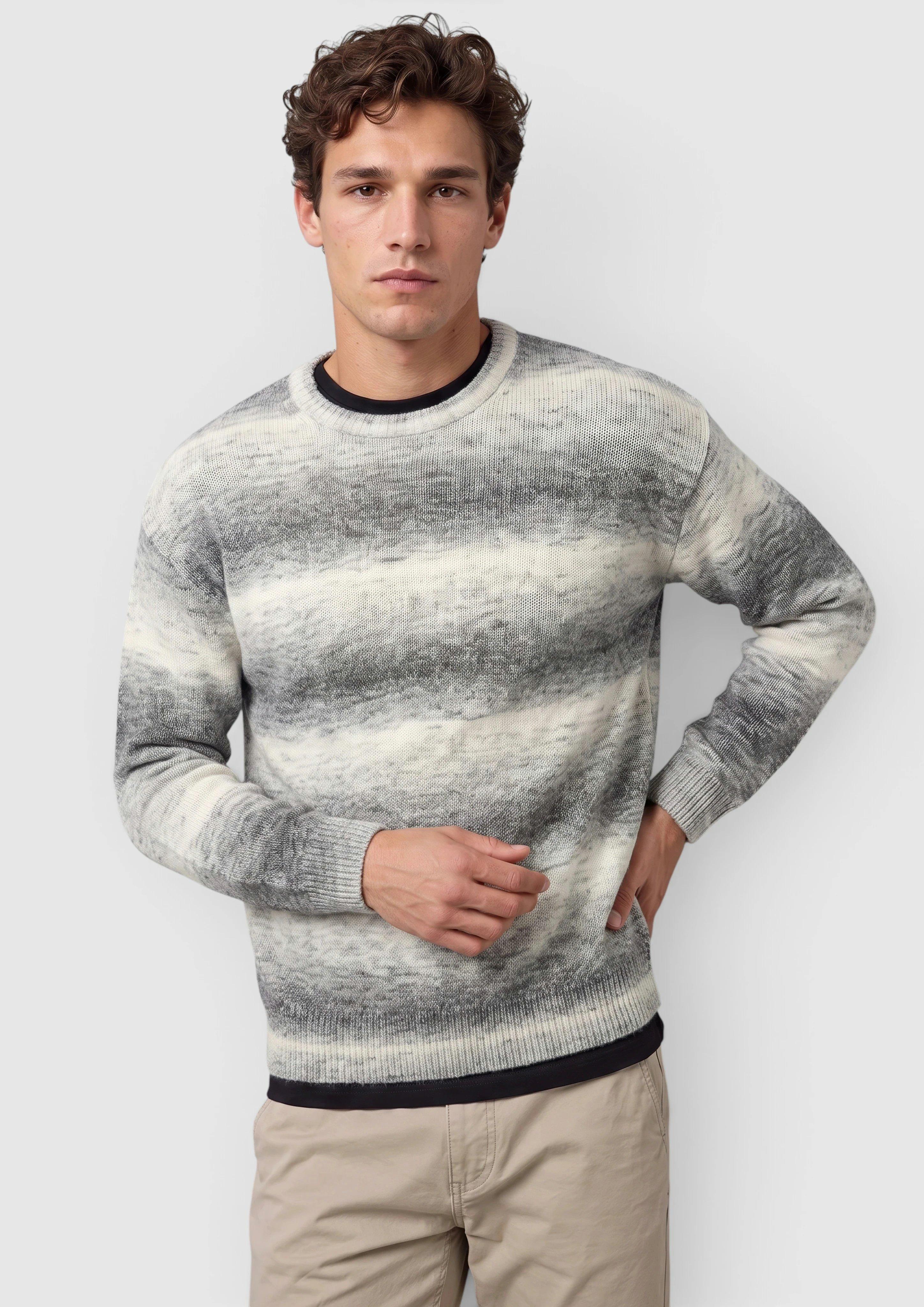 Pull en tricot en gris chiné de s.Oliver