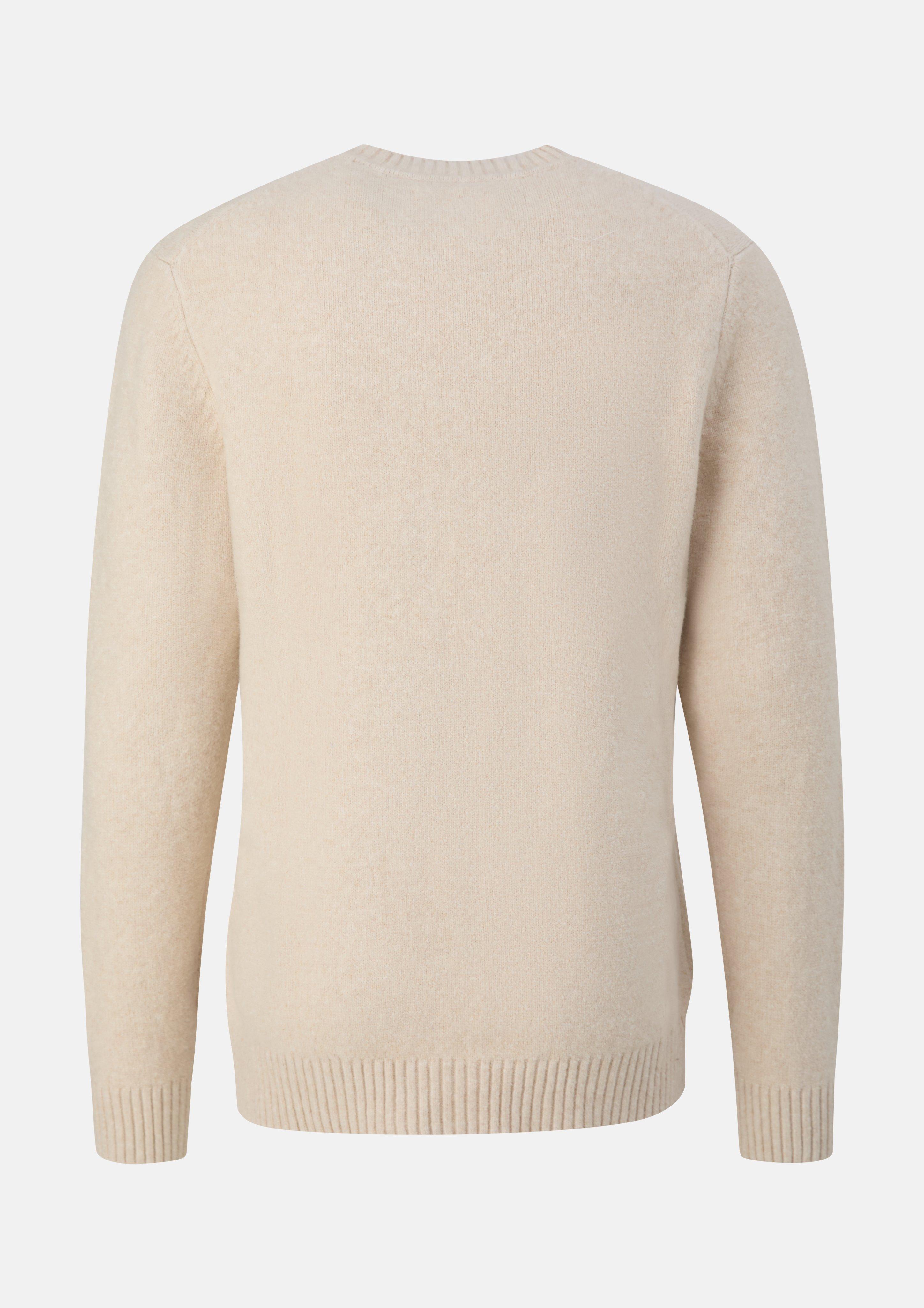 Hommes Pull en tricot en crème de s.Oliver