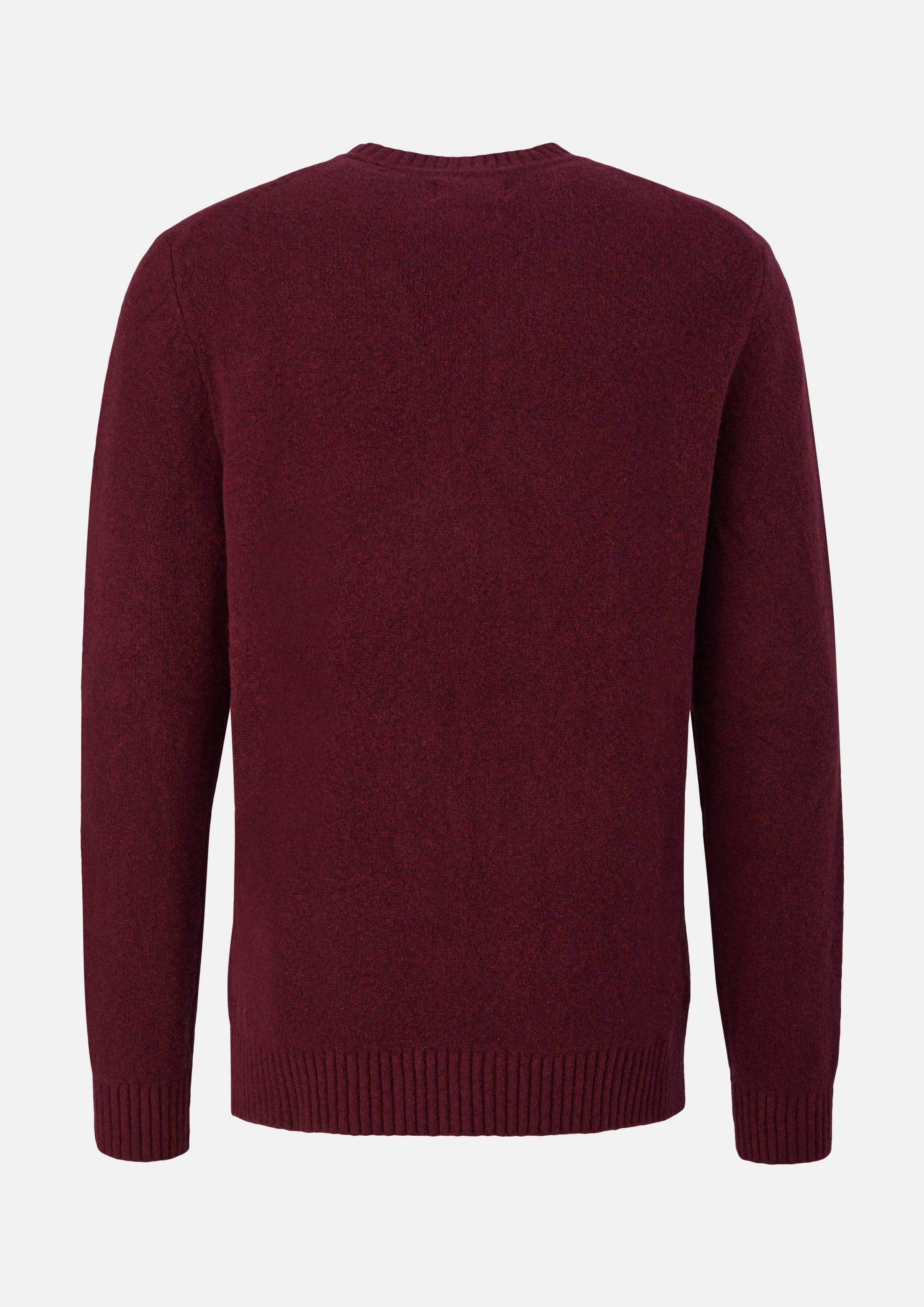 Hommes Pull en tricot en rouge de s.Oliver