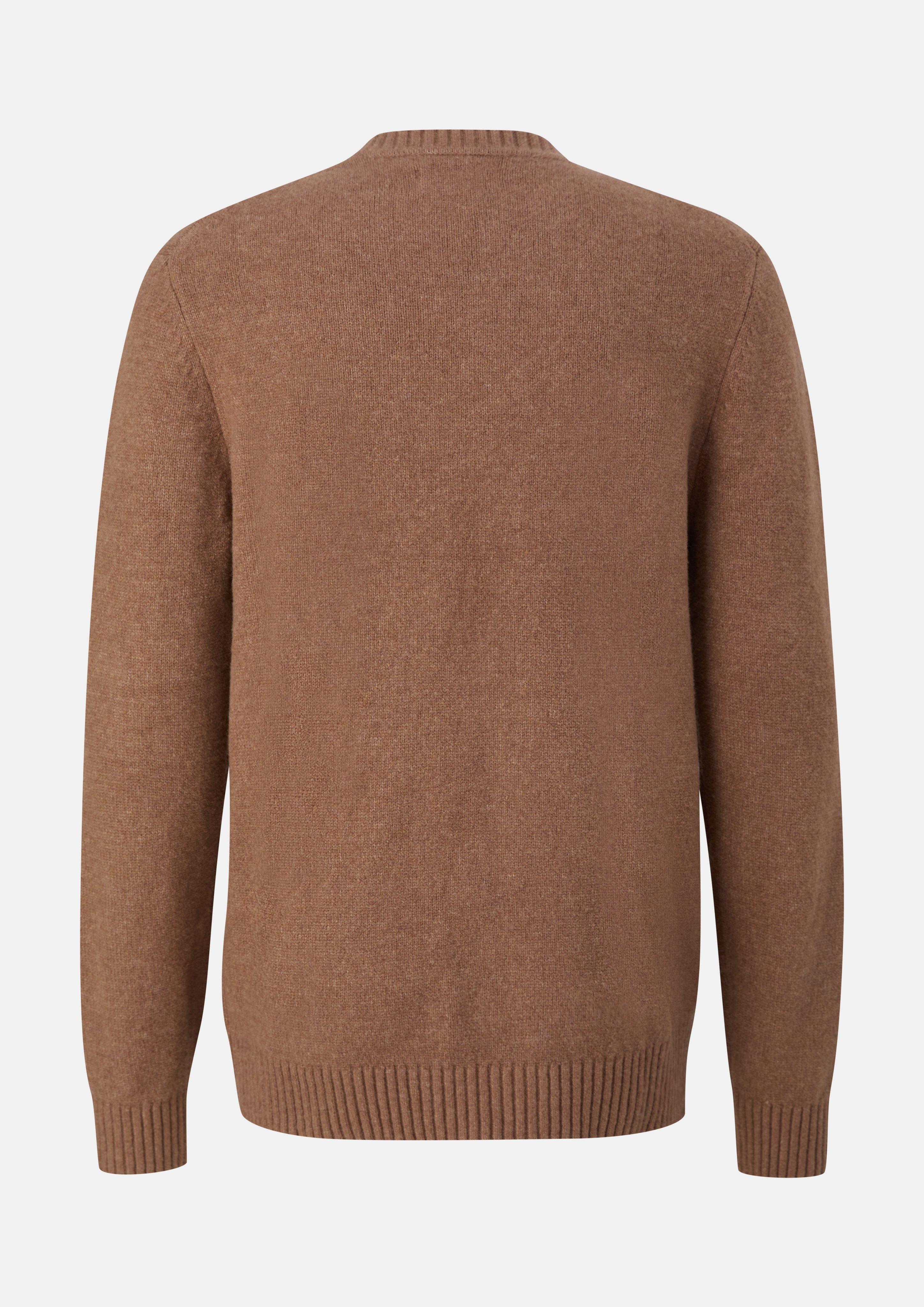 Hommes Pull en tricot en brun de s.Oliver