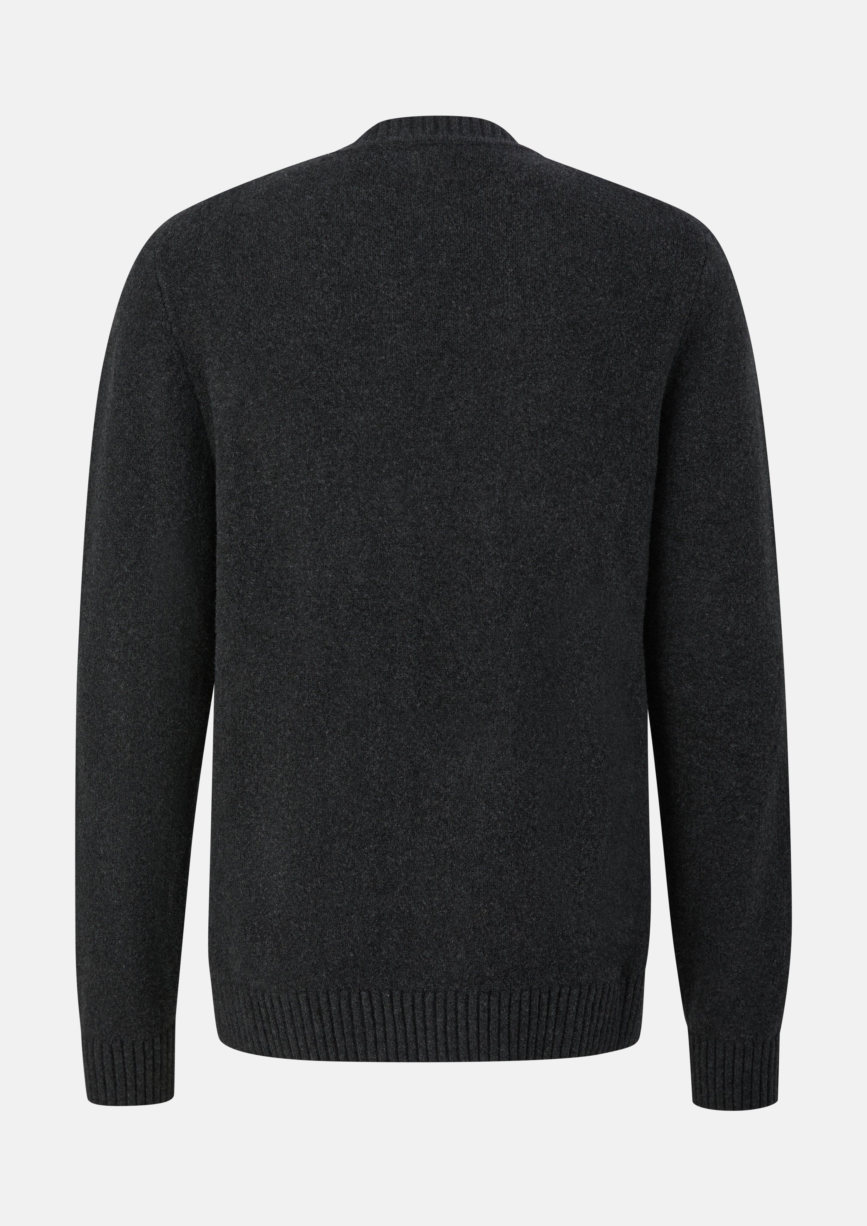 Hommes Pull en tricot en noir de s.Oliver