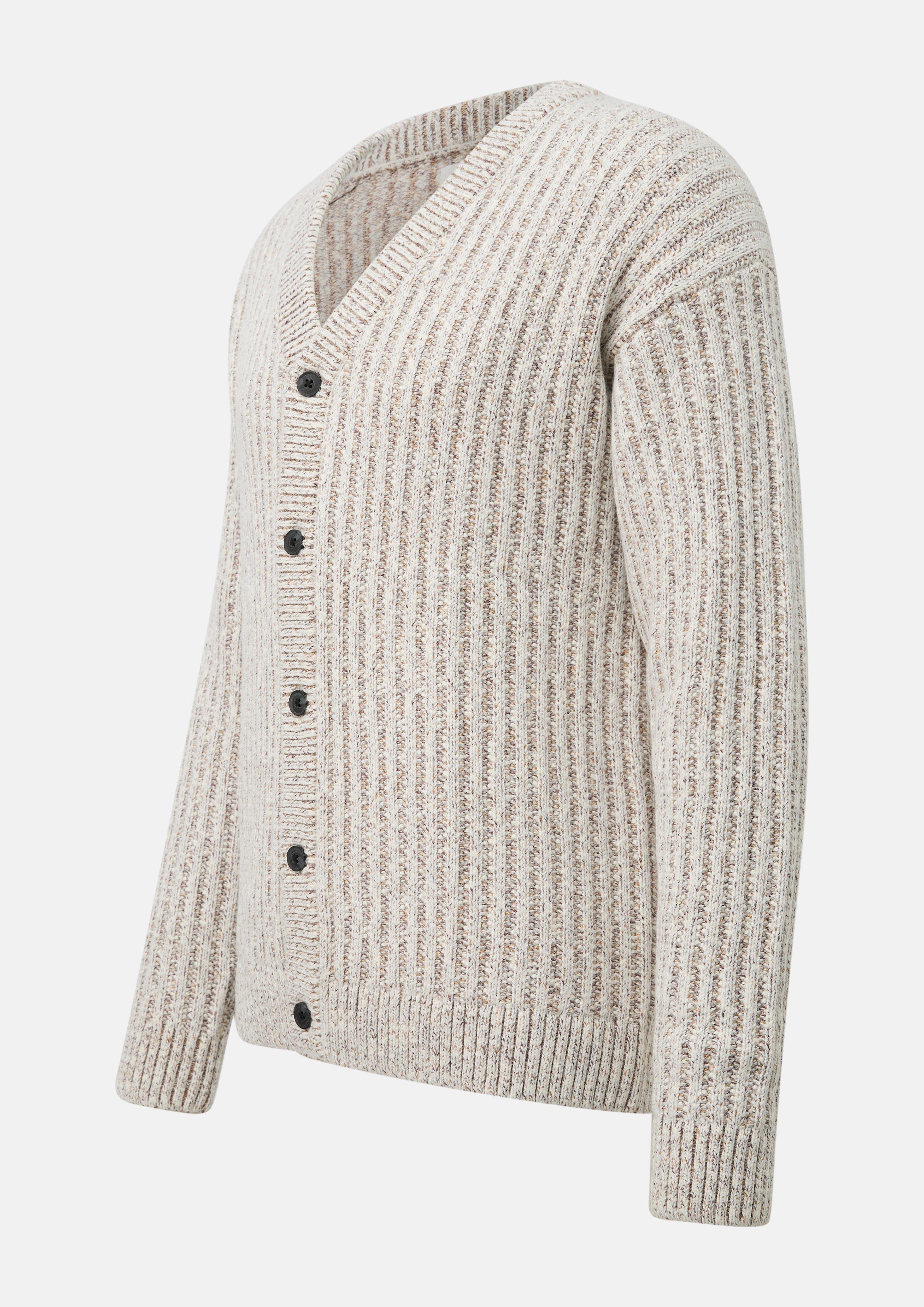 Hommes Veste en tricot en beige de s.Oliver