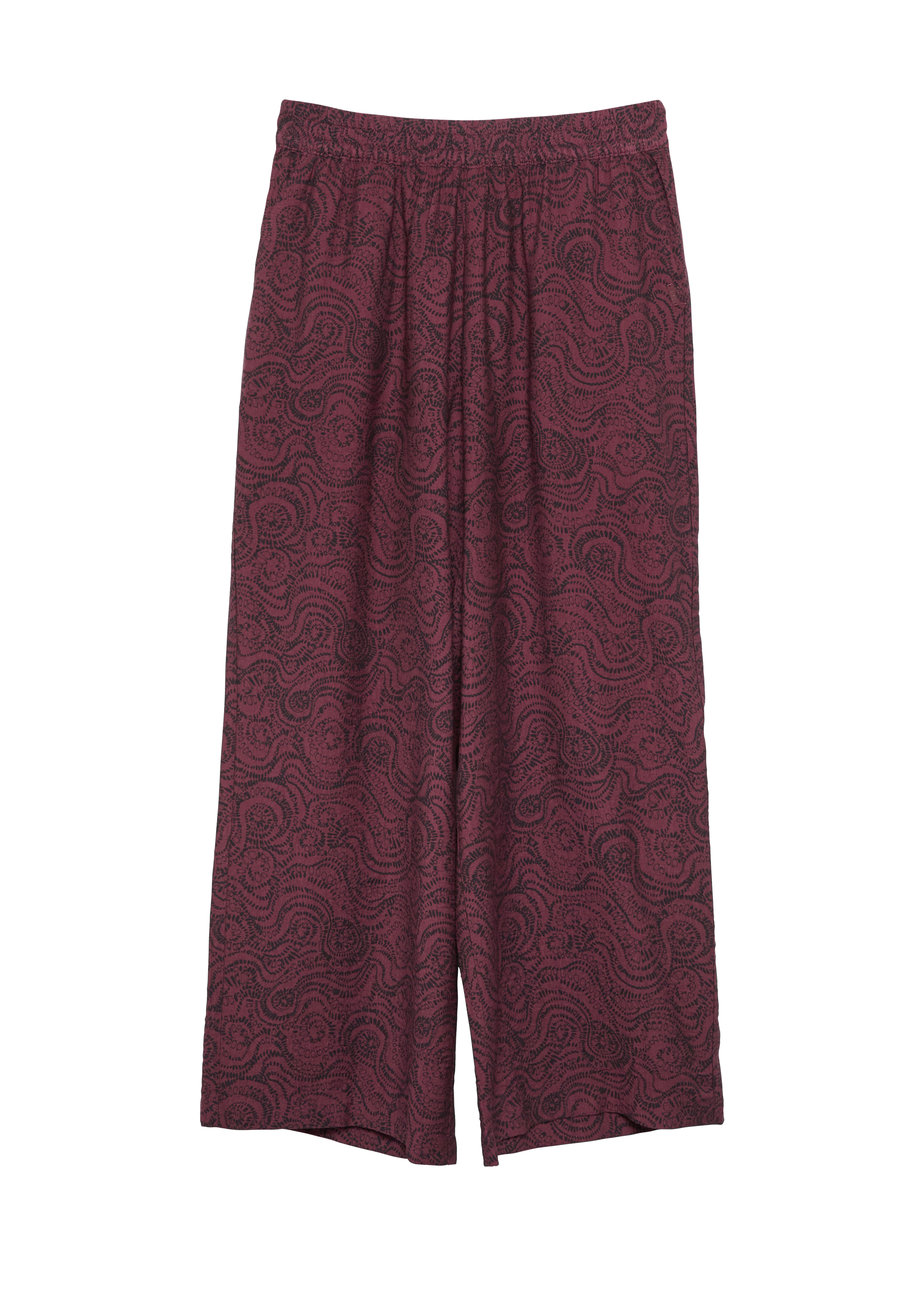 Wide Leg Hose aus Viskosemix