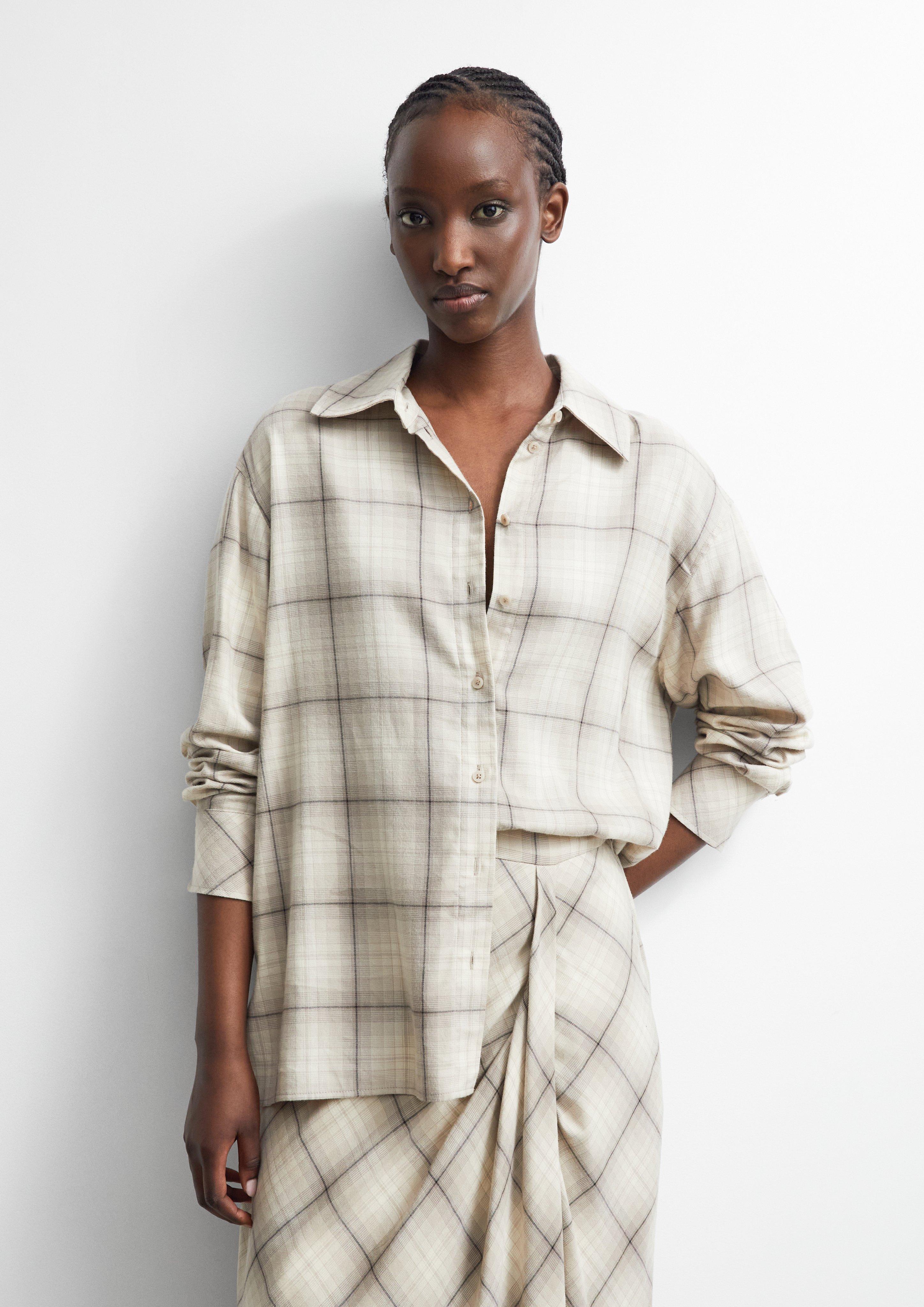 Blouse in beige by COMMA