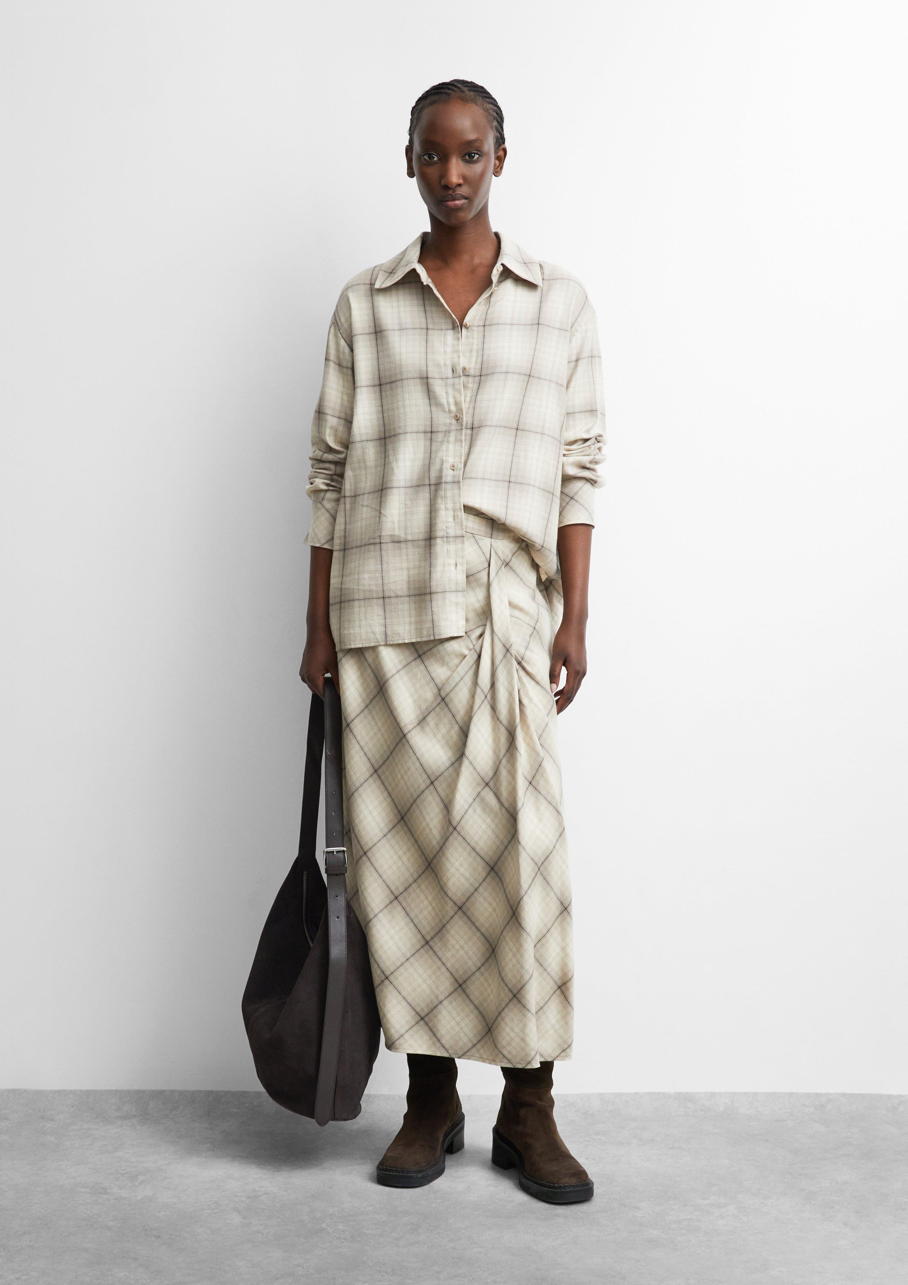 Blouse in beige by COMMA