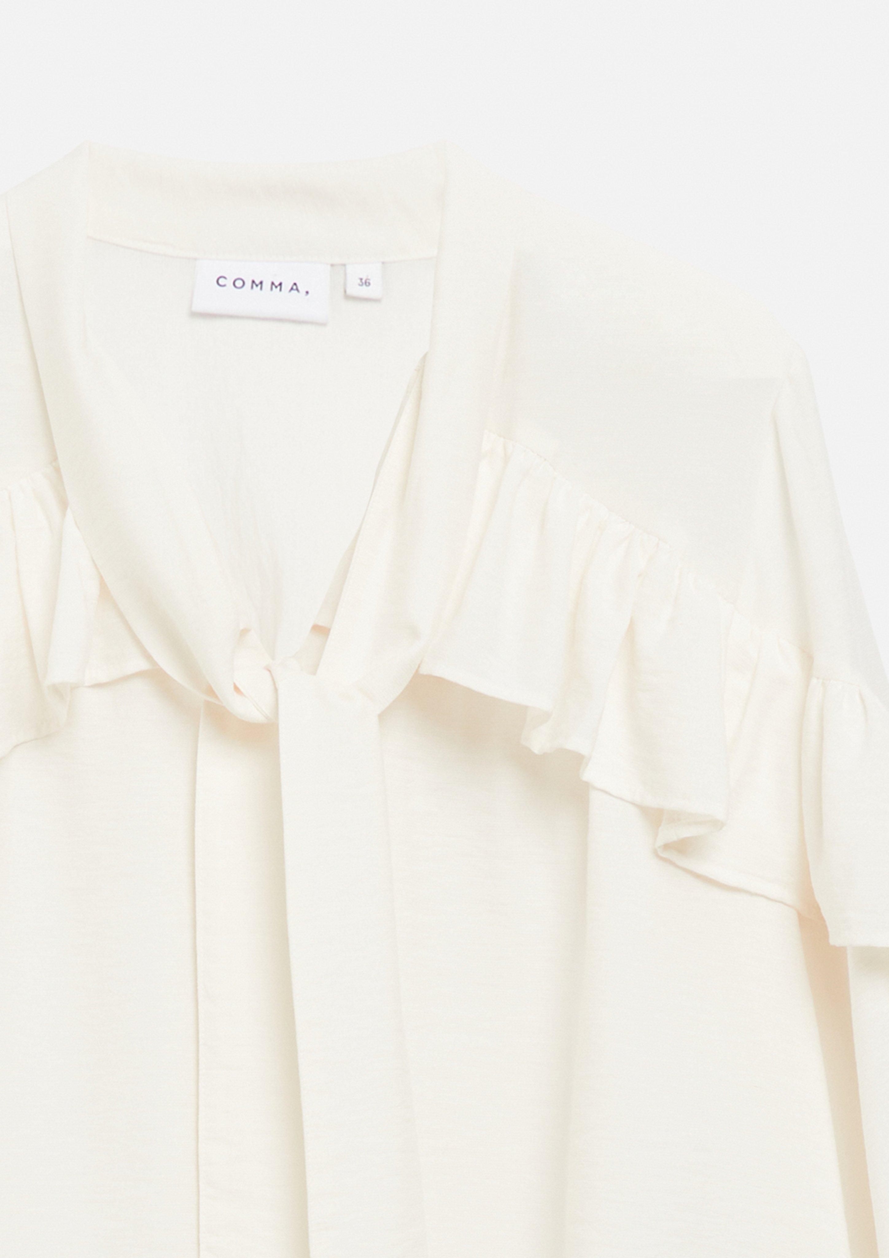 Blouse in cream by COMMA