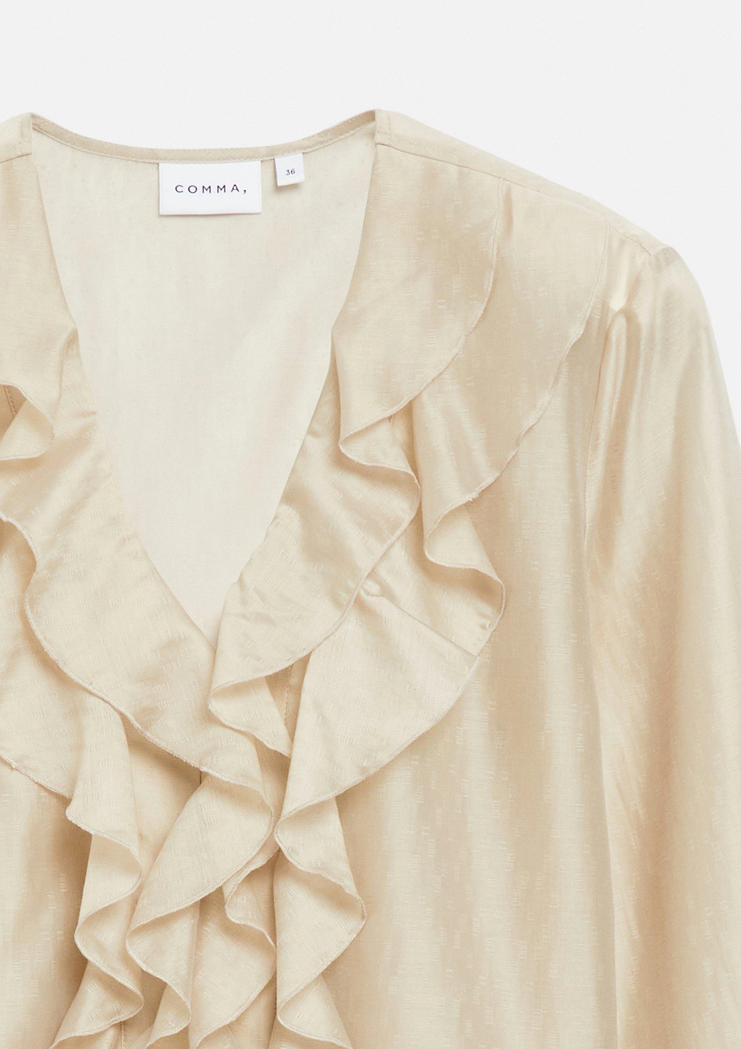 Blouse in beige by COMMA