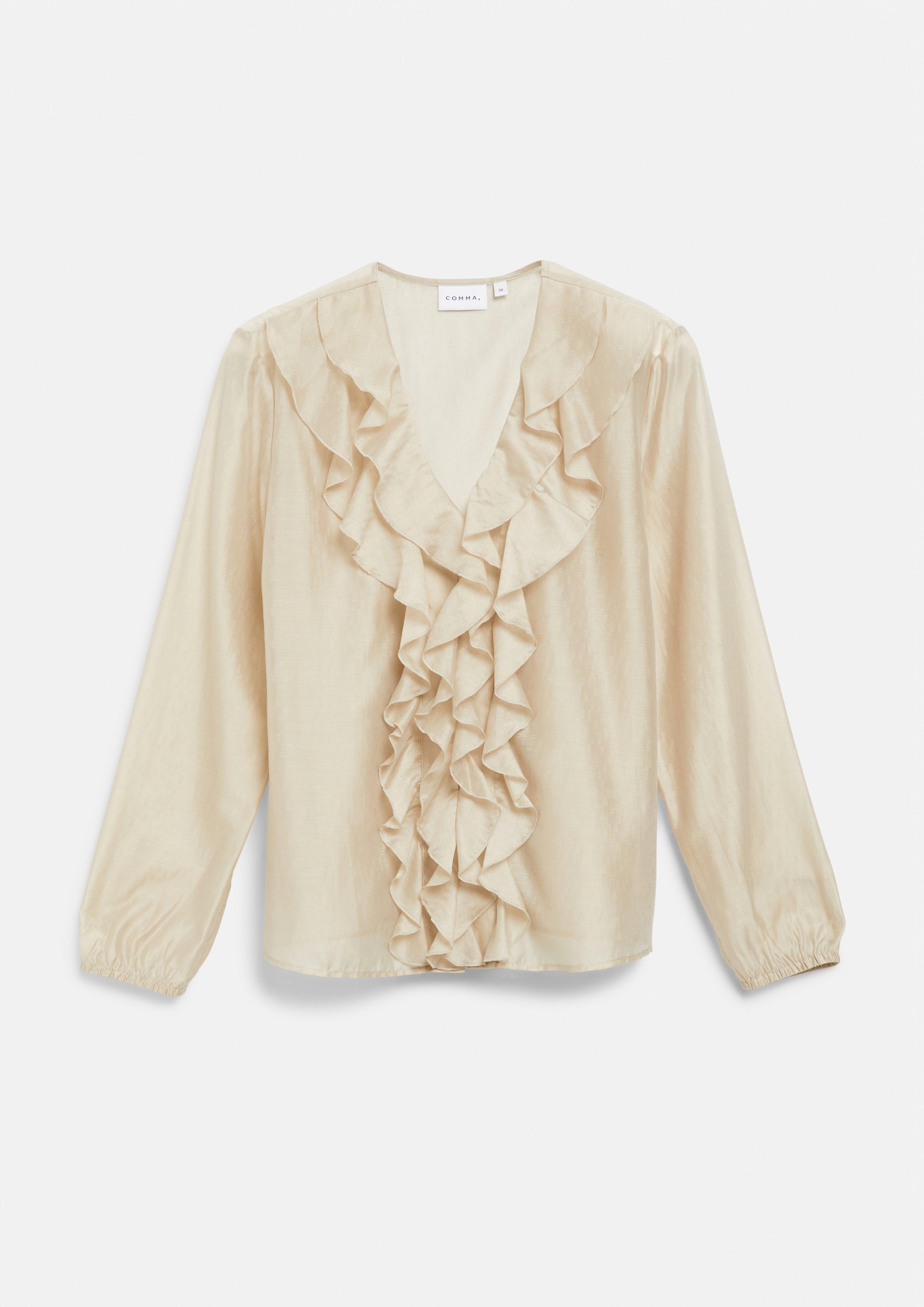 Blouse in beige by COMMA