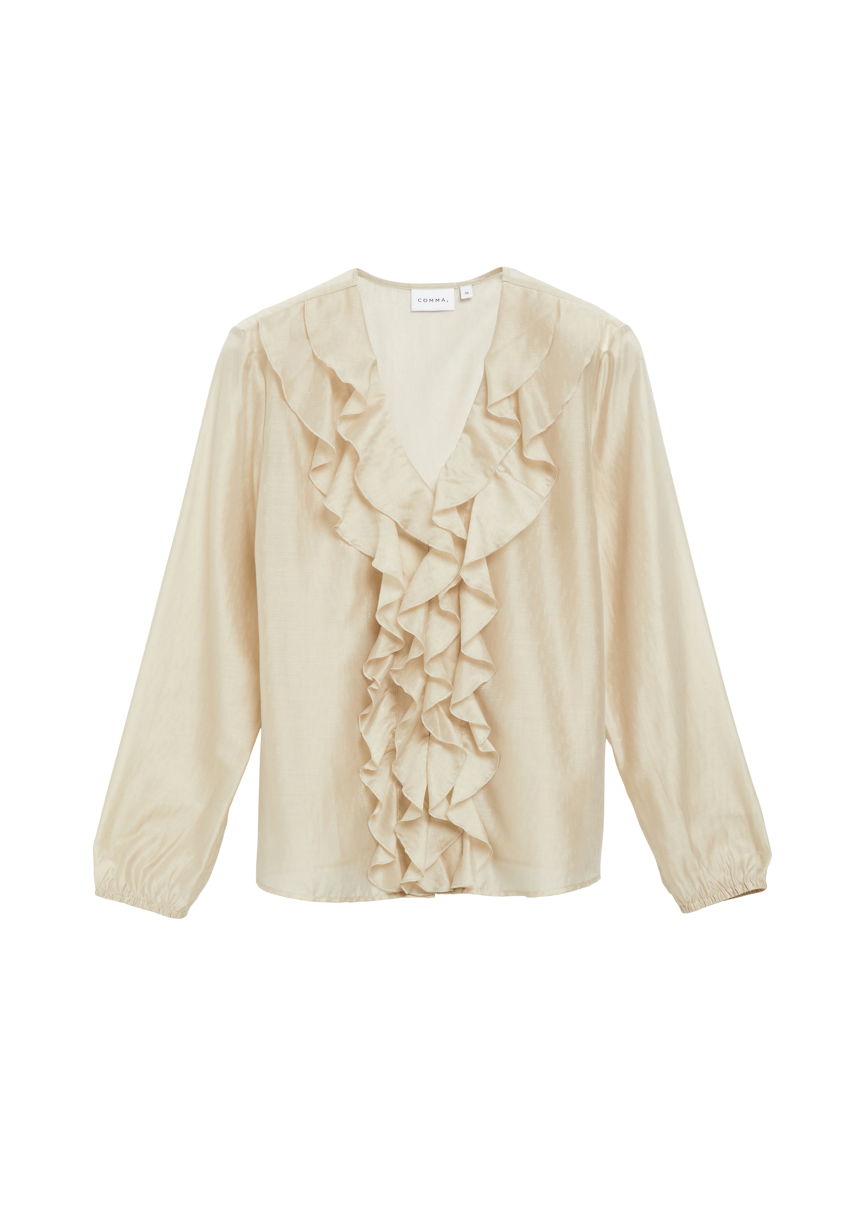 Licht doorschijnende jacquardblouse