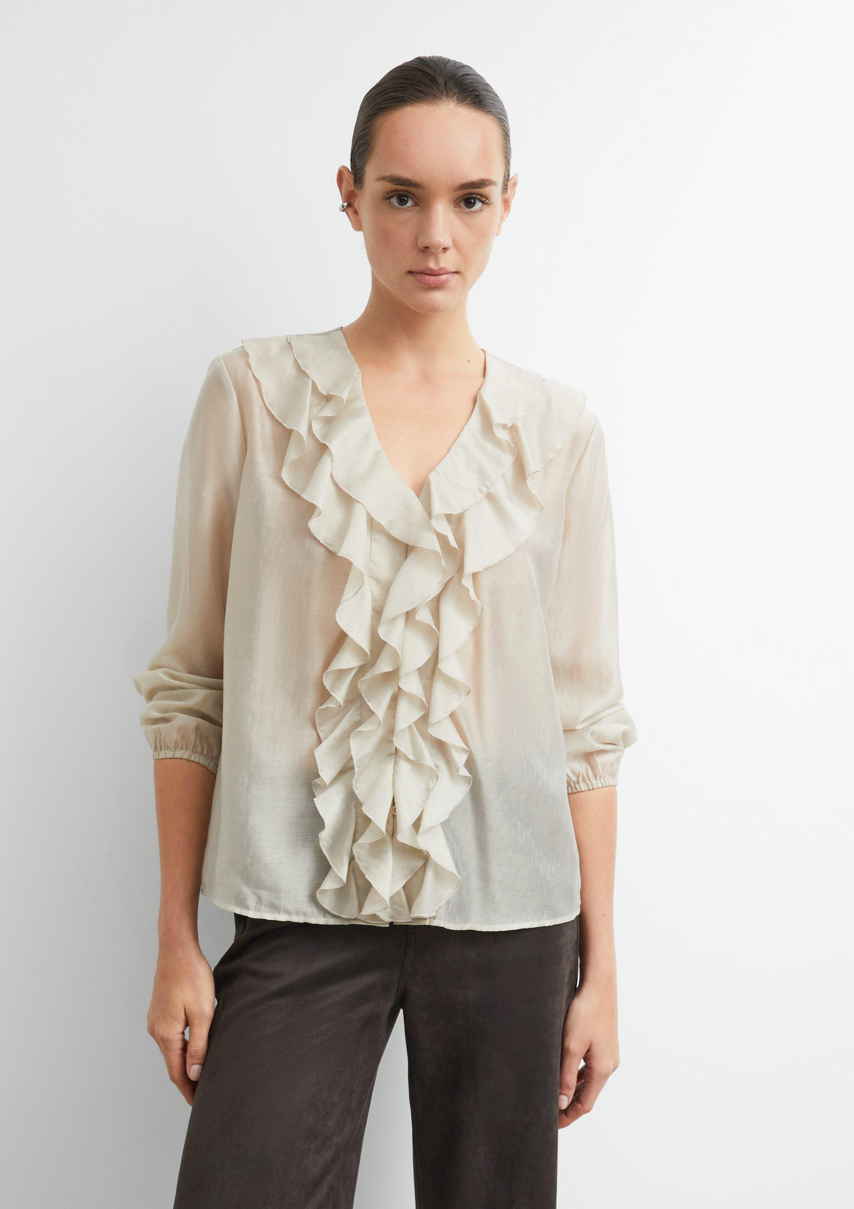Blouse in beige by COMMA
