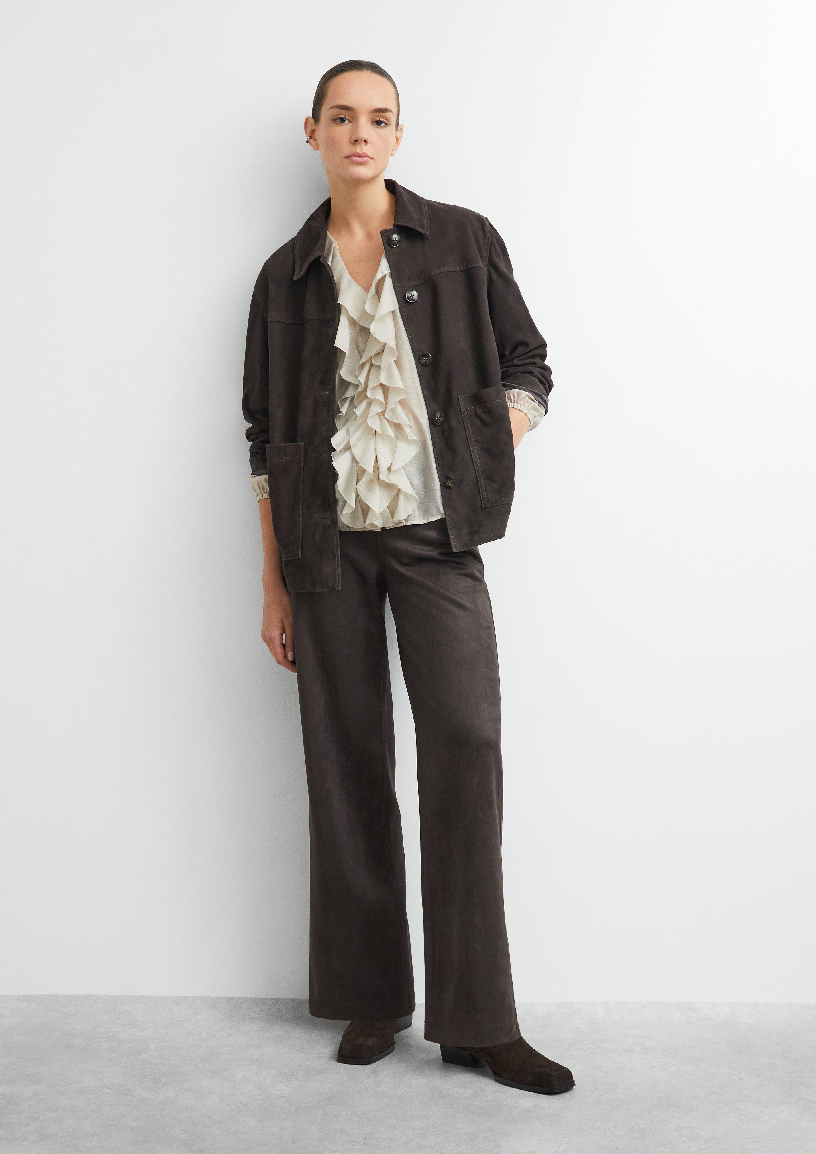 Blouse in beige by COMMA