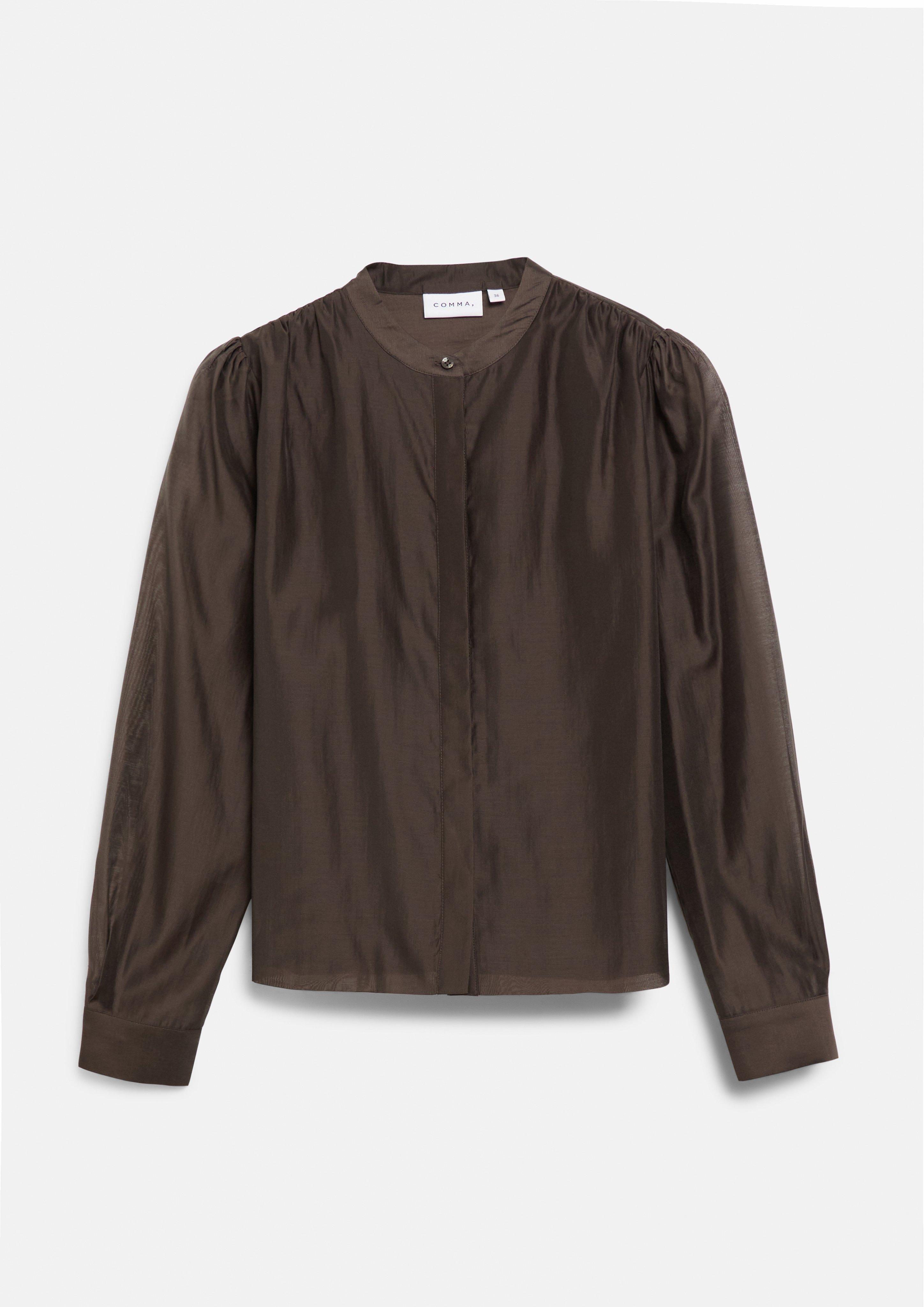 Bluse in braun von COMMA
