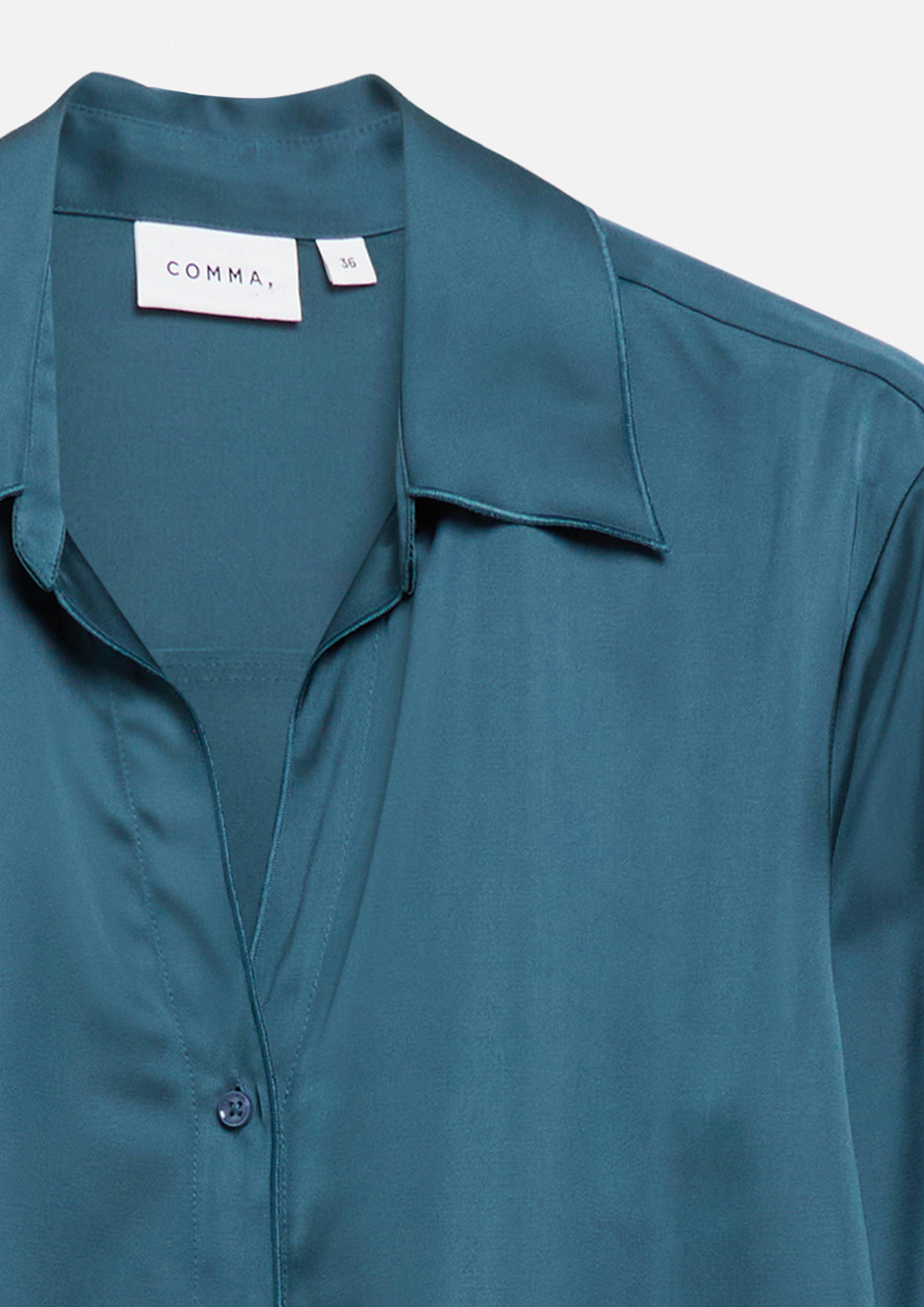 Blouse in petrol by COMMA